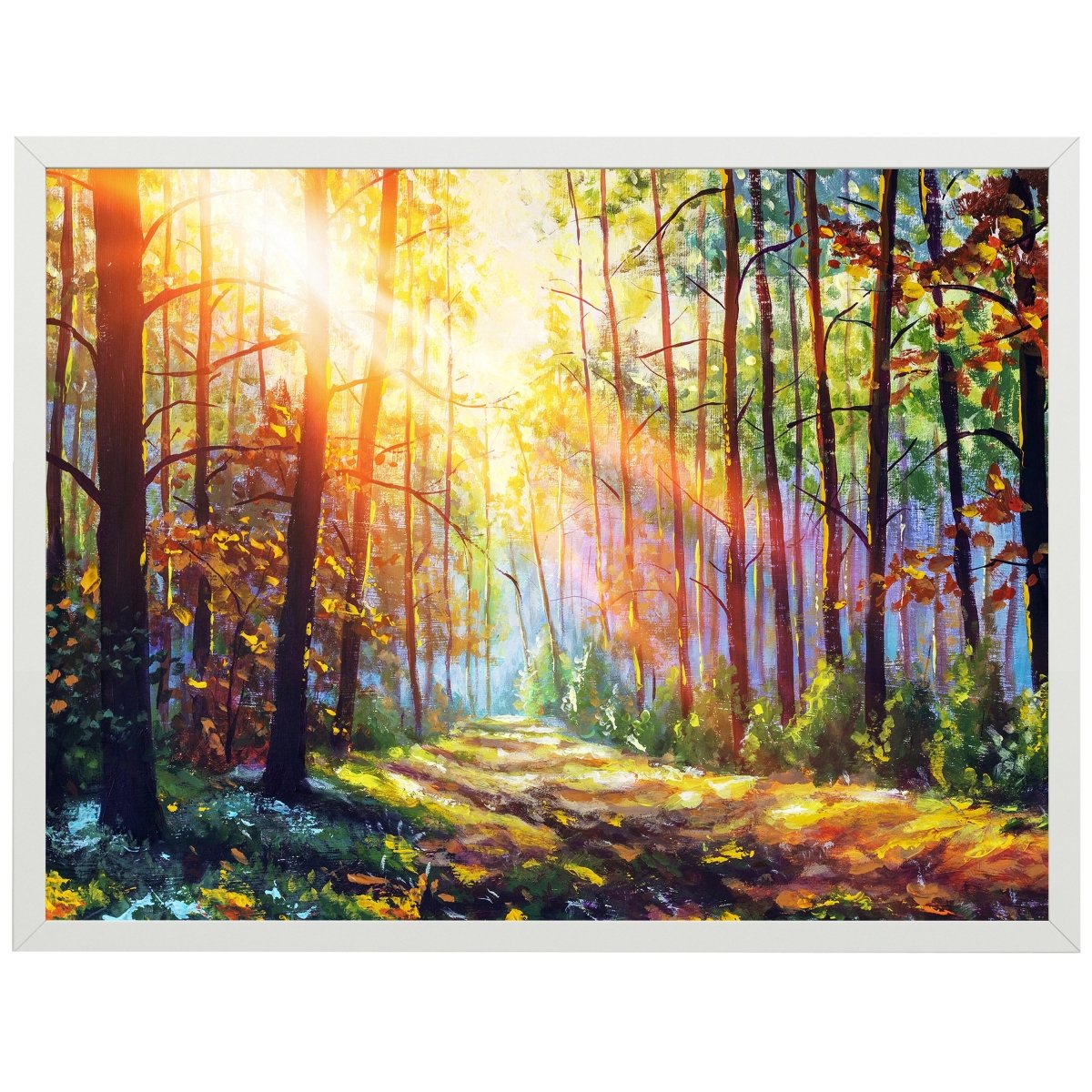 wandmotiv24 Poster, Poster - Gemälde, Malerei, Wald - M0237 - Bild 1 wandmotiv24 Poster, Poster - Gemälde, Malerei, Wald - M0237 - Bild 1