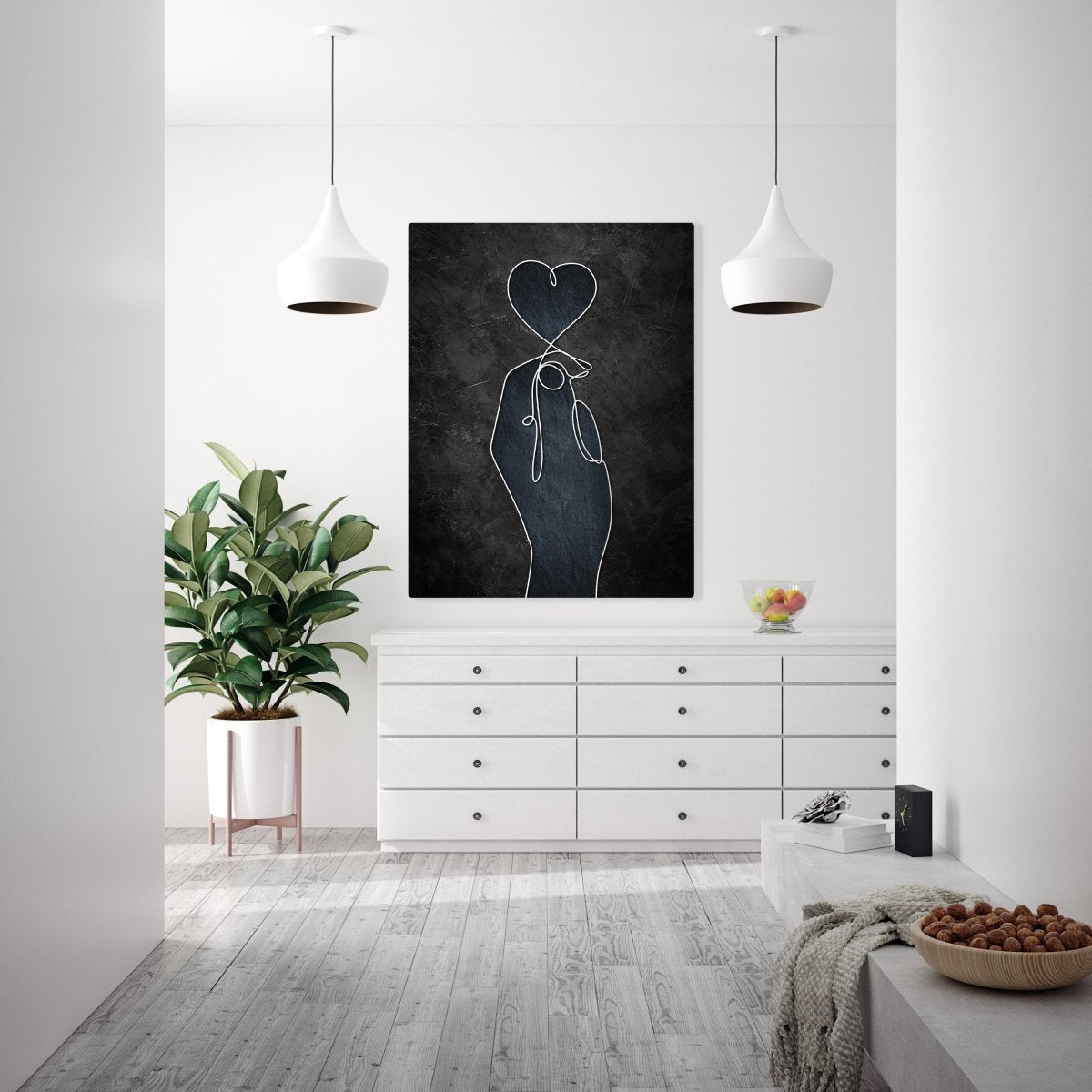 Leinwandbild Minimalismus, Hochformat M0238 kaufen - Bild 2 Leinwandbild Minimalismus, Hochformat M0238 kaufen - Bild 2