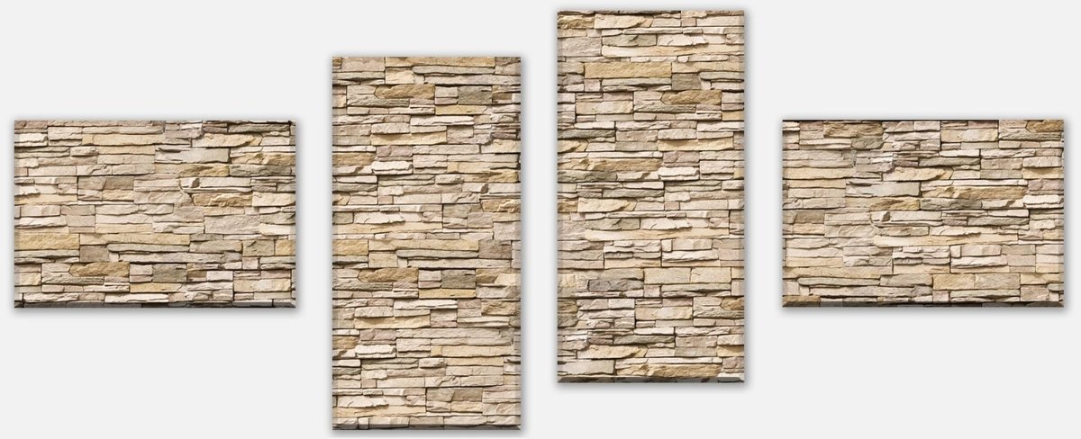 Leinwandbild Mehrteiler Asia Stone Natur M0239 Leinwandbild Mehrteiler Asia Stone Natur M0239