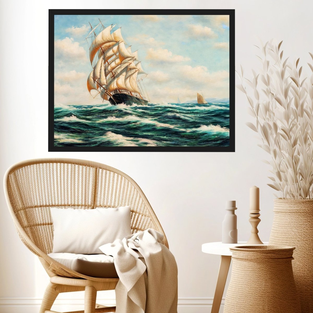 wandmotiv24 Poster, Poster - Malerei, Boot, Meer - M0239 - Bild 3 wandmotiv24 Poster, Poster - Malerei, Boot, Meer - M0239 - Bild 3