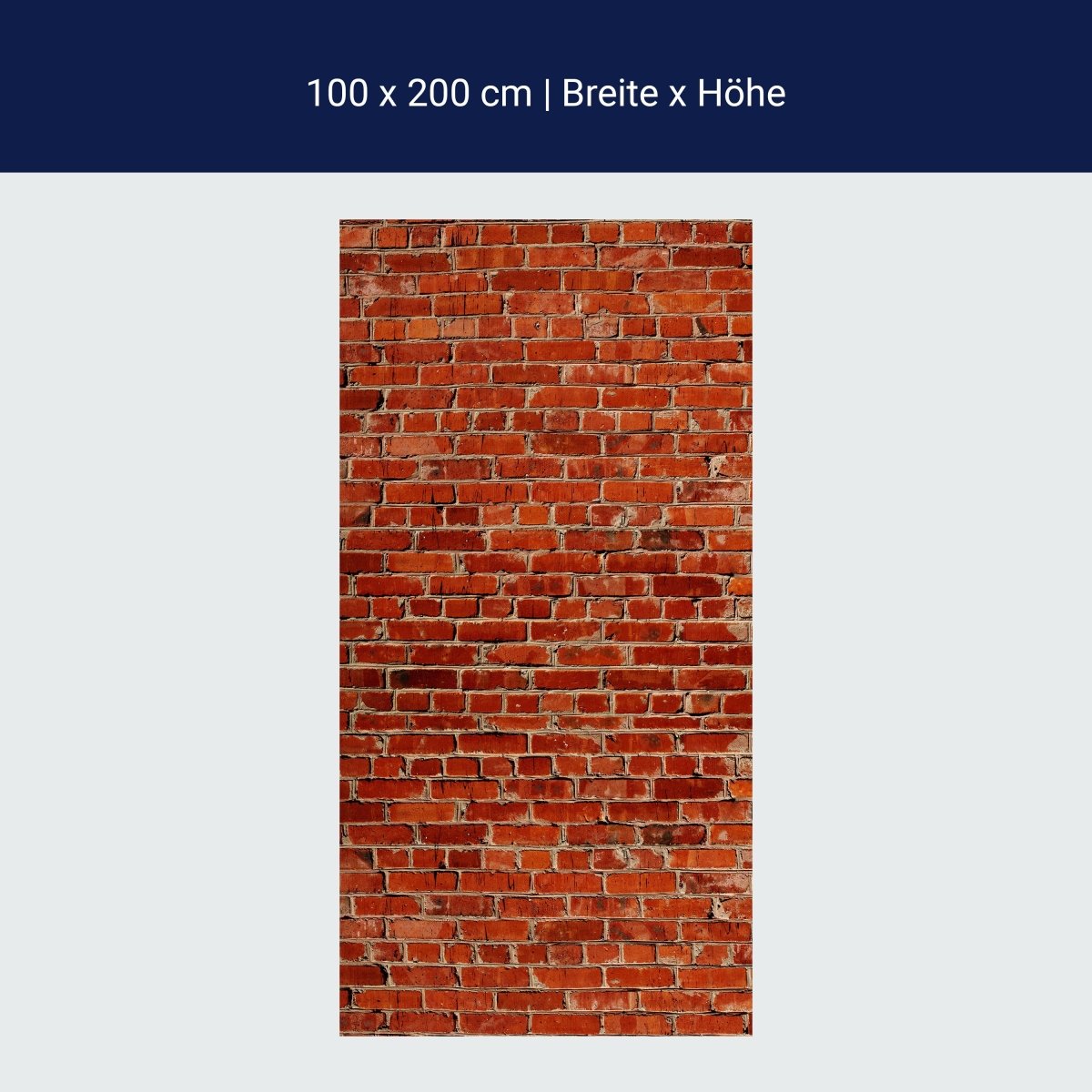 Duschwand Backstein rot Stadt M0240 Duschwand Backstein rot Stadt M0240