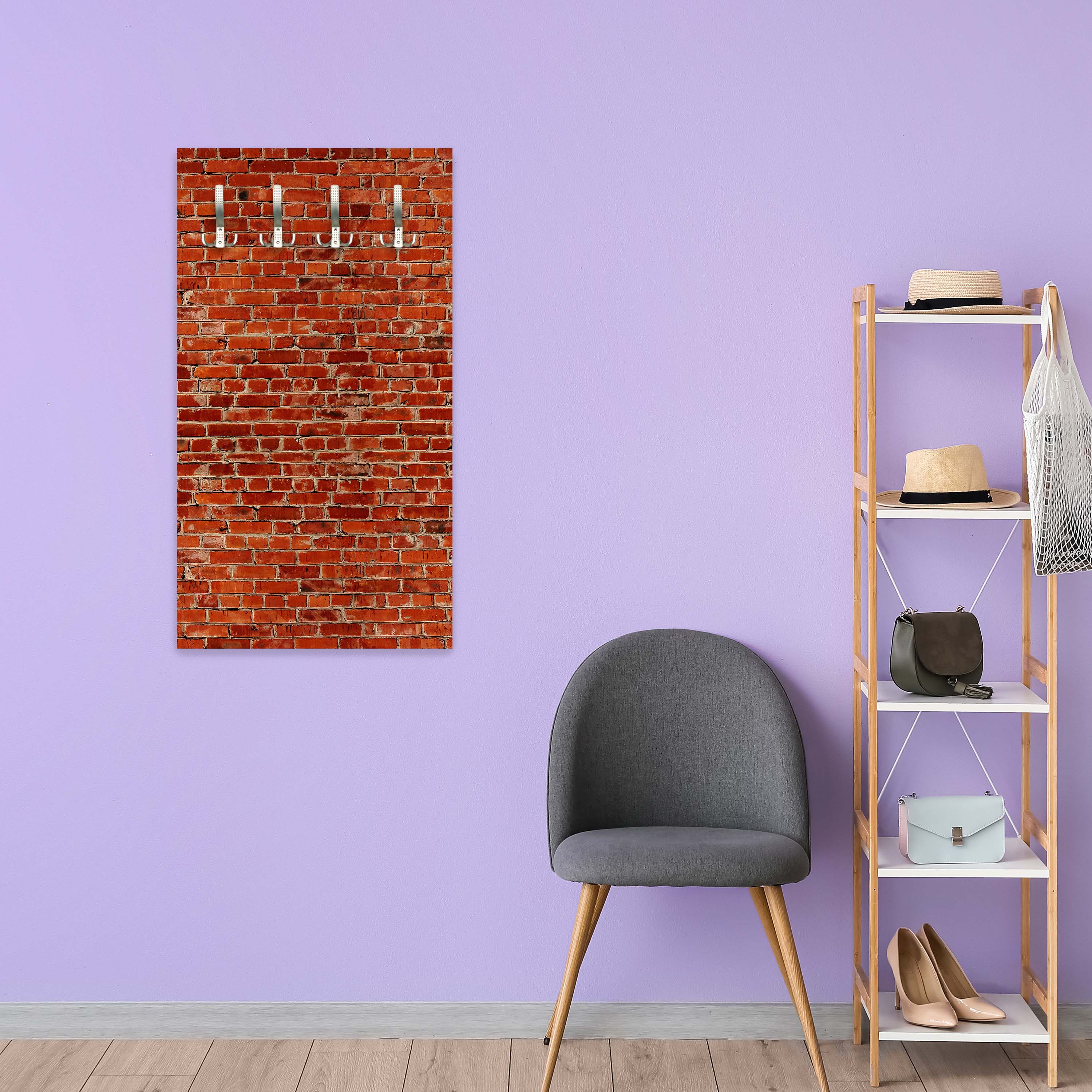 Garderobe Backstein rot Stadt M0240 entdecken - Bild 3 Garderobe Backstein rot Stadt M0240 entdecken - Bild 3