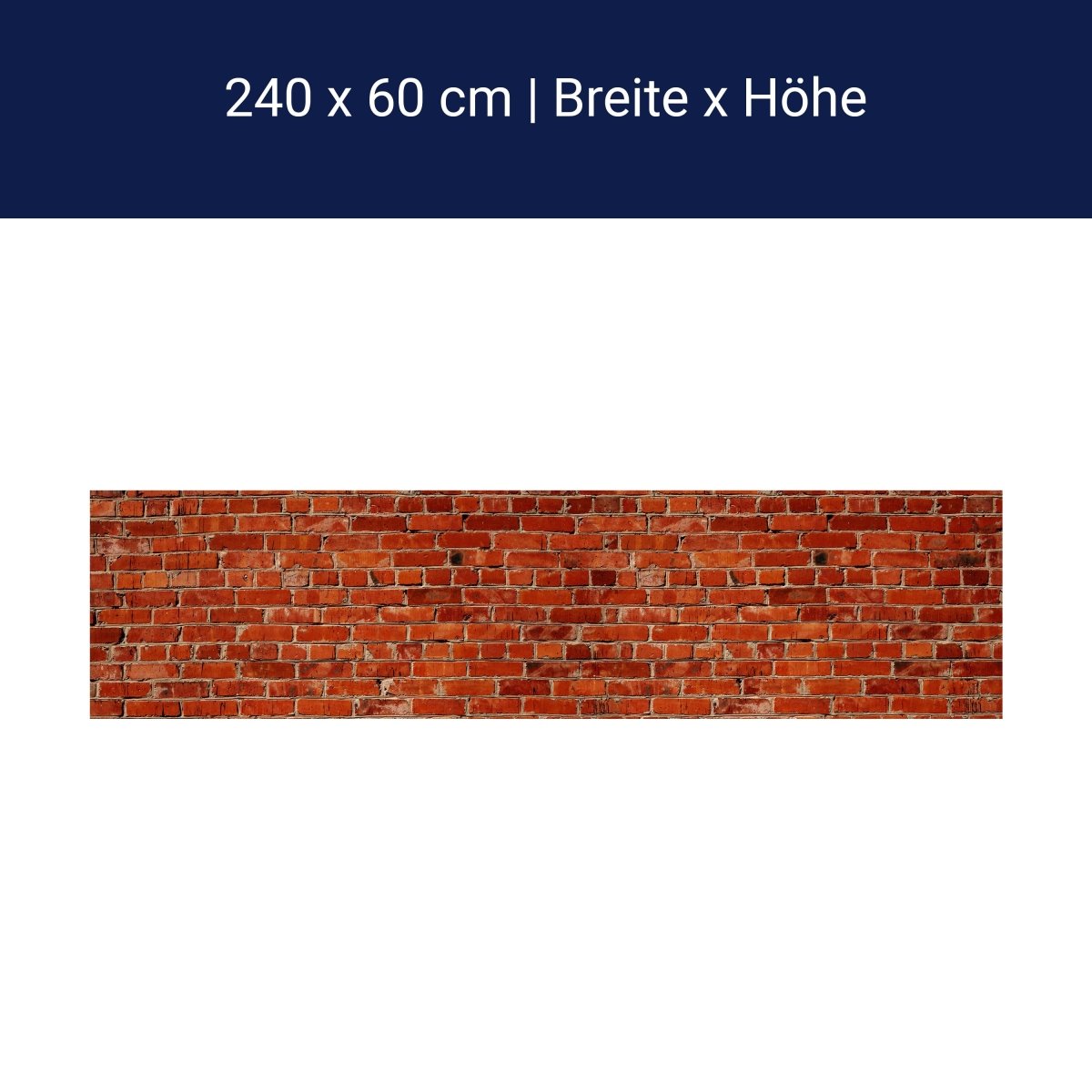 Küchenrückwand Backstein rot Stadt M0240 Küchenrückwand Backstein rot Stadt M0240