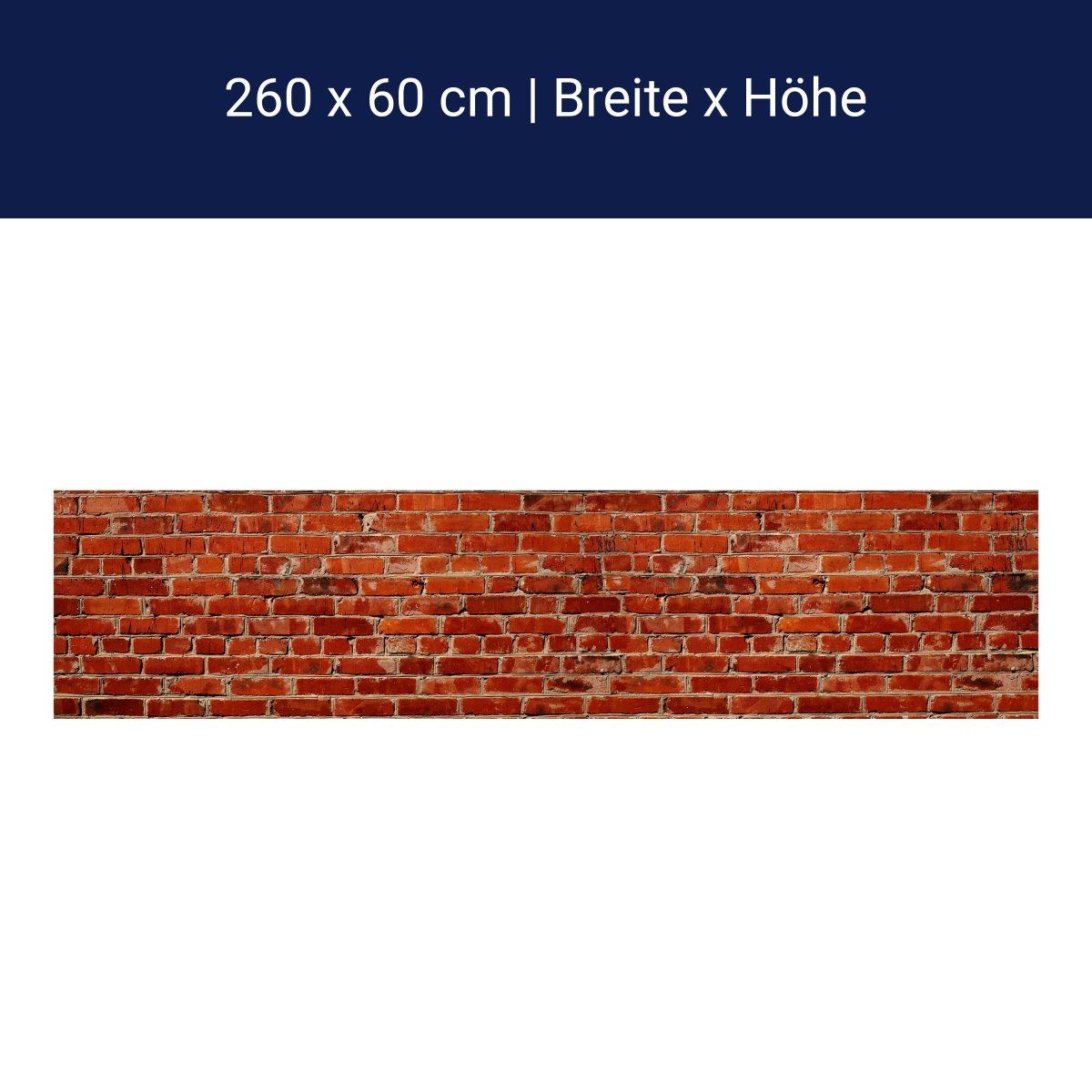 Küchenrückwand Backstein rot Stadt M0240 Küchenrückwand Backstein rot Stadt M0240