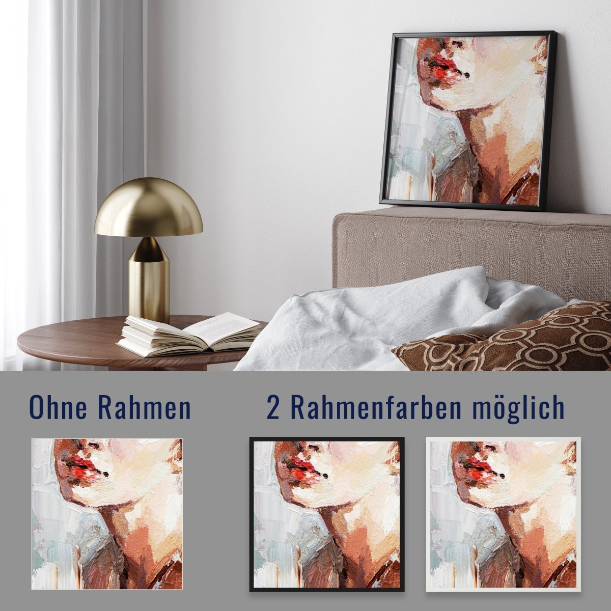 wandmotiv24 Poster, Poster - Malerei, Frau, Lippen - M0240 - Bild 4 wandmotiv24 Poster, Poster - Malerei, Frau, Lippen - M0240 - Bild 4