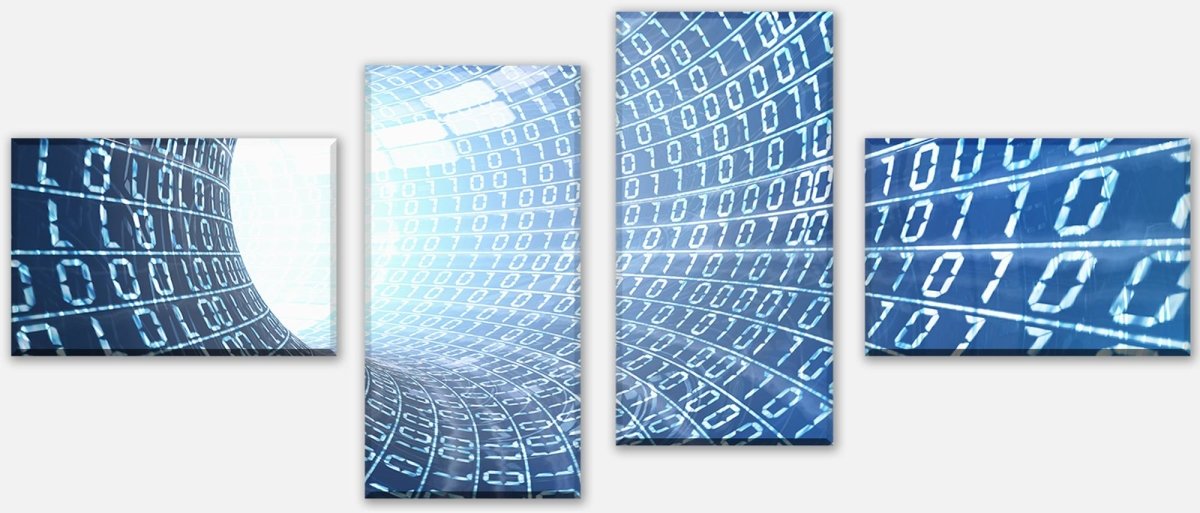 Leinwandbild Mehrteiler Datentunnel Internet M0243 Leinwandbild Mehrteiler Datentunnel Internet M0243