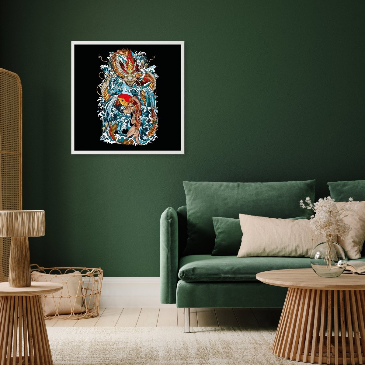 wandmotiv24 Poster, Poster - Drache, Fisch, Japan - M0246 - Bild 5 wandmotiv24 Poster, Poster - Drache, Fisch, Japan - M0246 - Bild 5