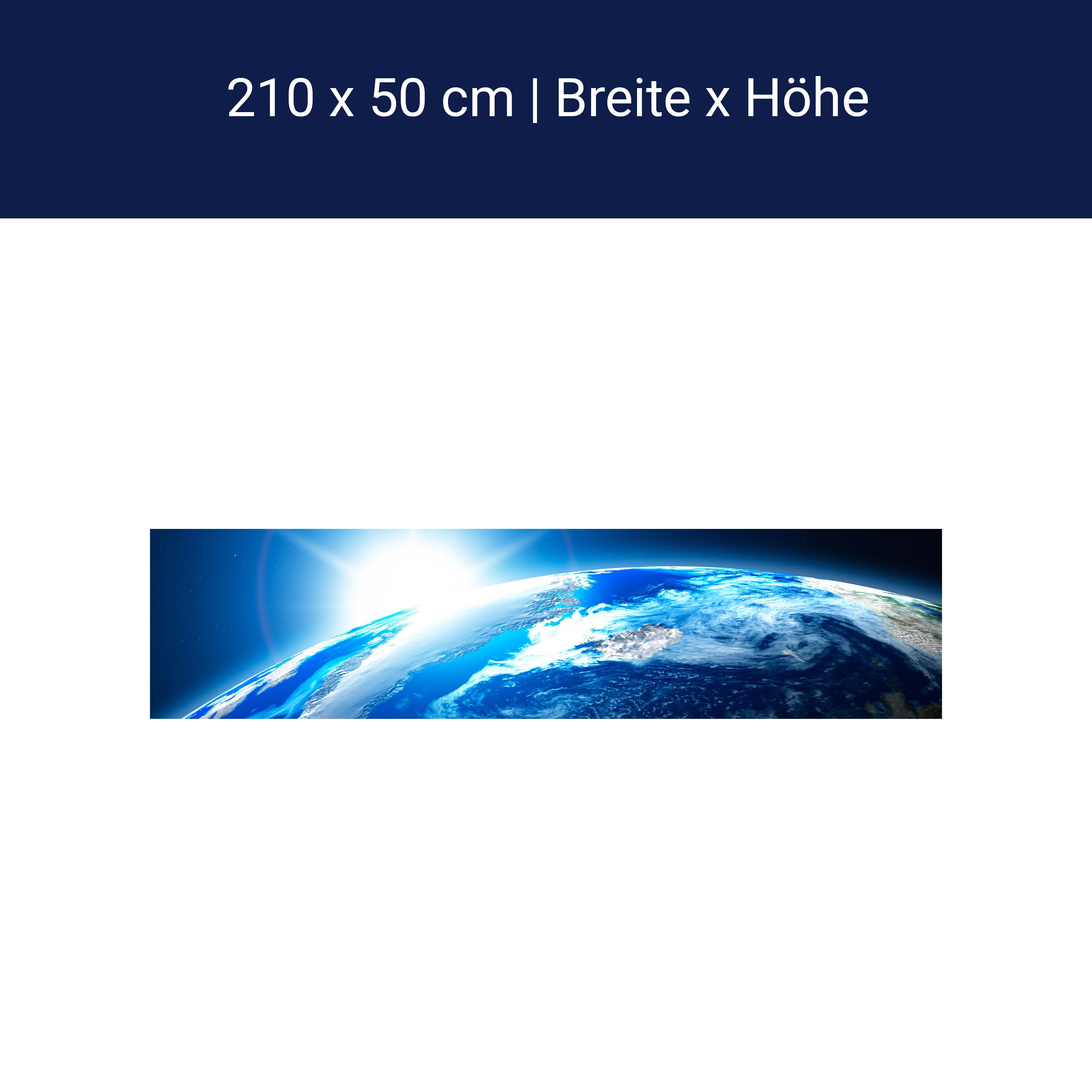 Küchenrückwand Sunrise Earth Space M0255 Küchenrückwand Sunrise Earth Space M0255