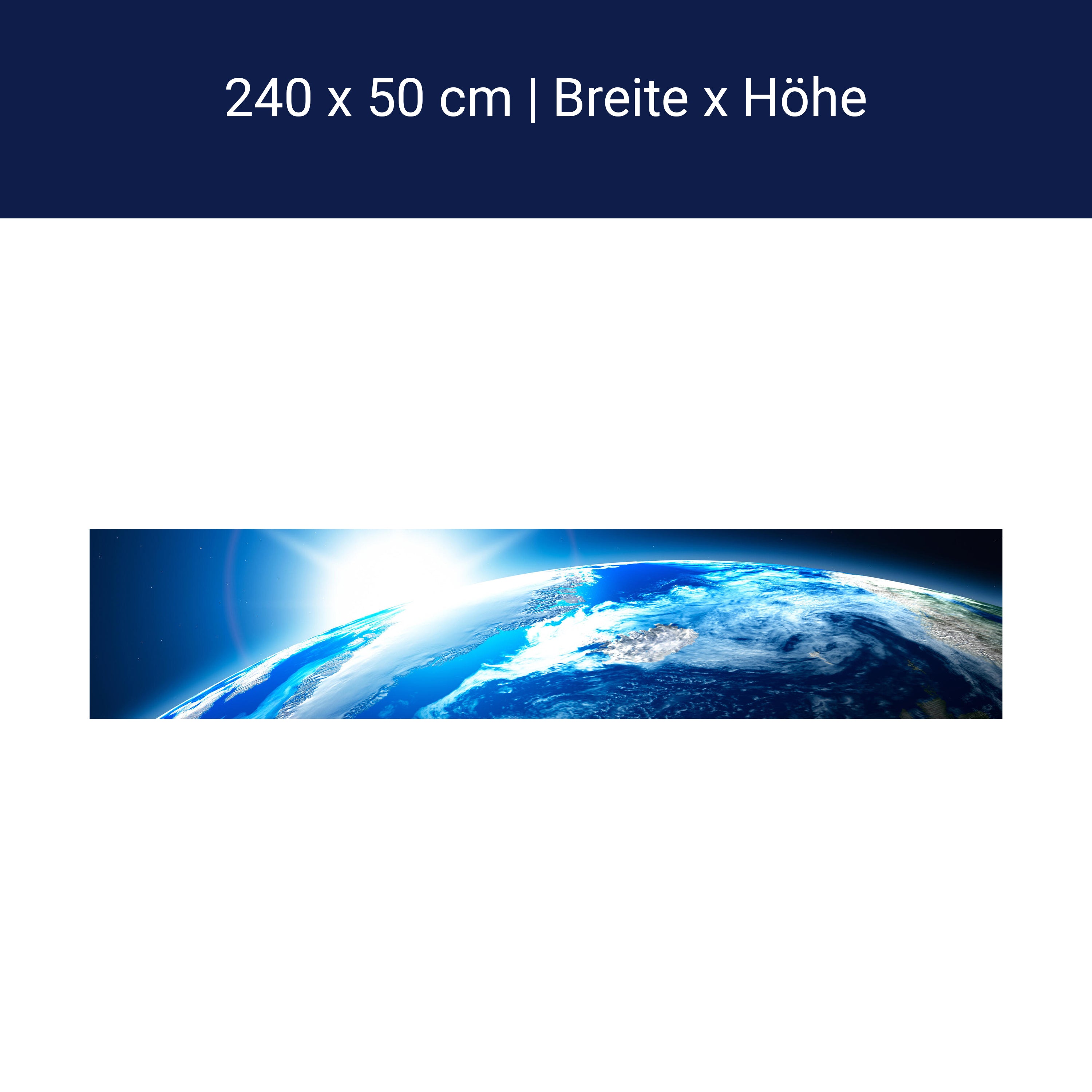 Küchenrückwand Sunrise Earth Space M0255 Küchenrückwand Sunrise Earth Space M0255