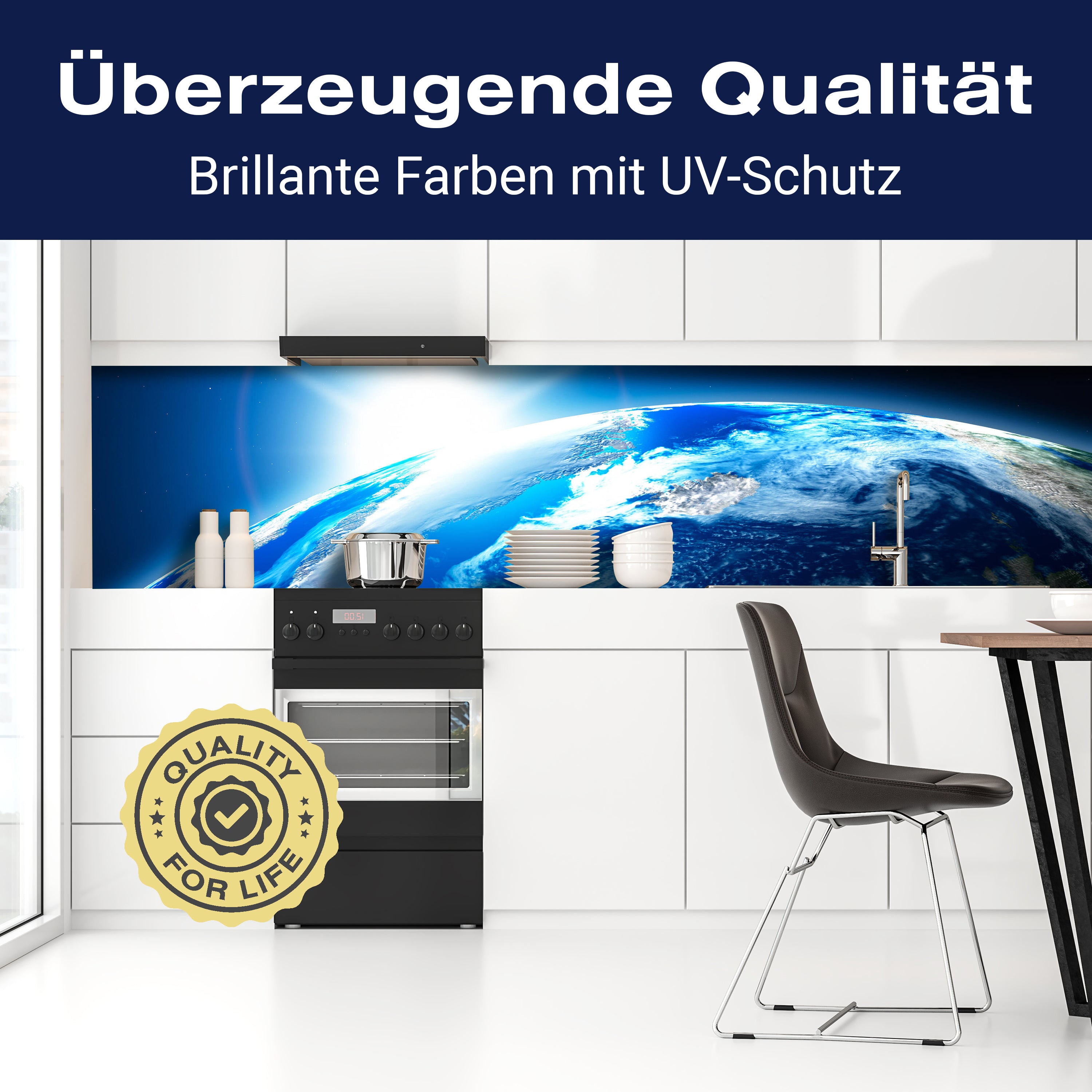 Küchenrückwand Sunrise Earth Space M0255 entdecken - Bild 2 Küchenrückwand Sunrise Earth Space M0255 entdecken - Bild 2