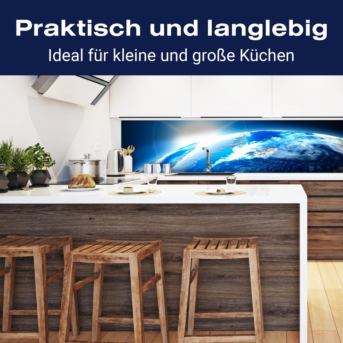 Küchenrückwand Sunrise Earth Space M0255 entdecken - Bild 3 Küchenrückwand Sunrise Earth Space M0255 entdecken - Bild 3