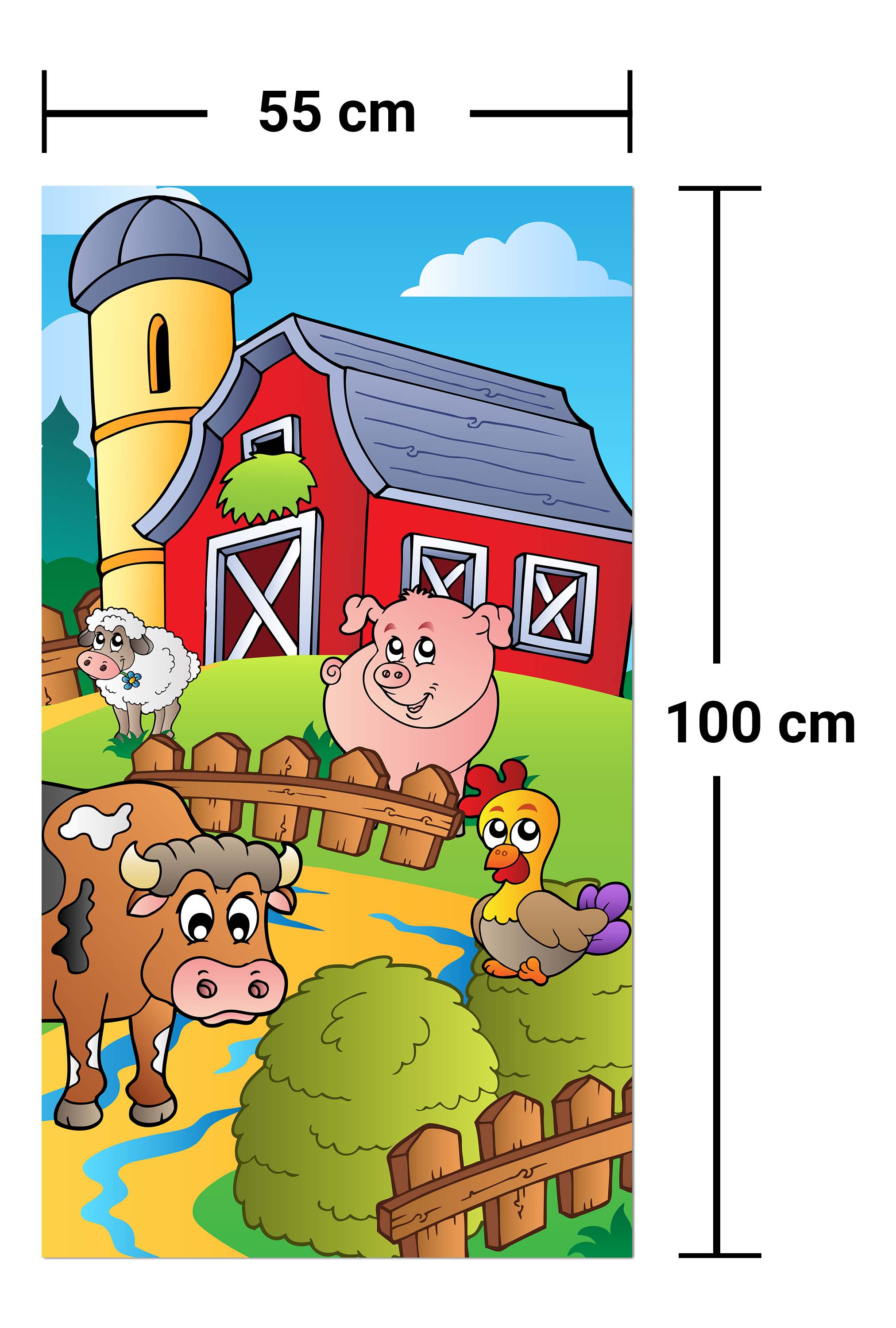Garderobe Farmtiere Kinder M0257 entdecken - Bild 7 Garderobe Farmtiere Kinder M0257 entdecken - Bild 7