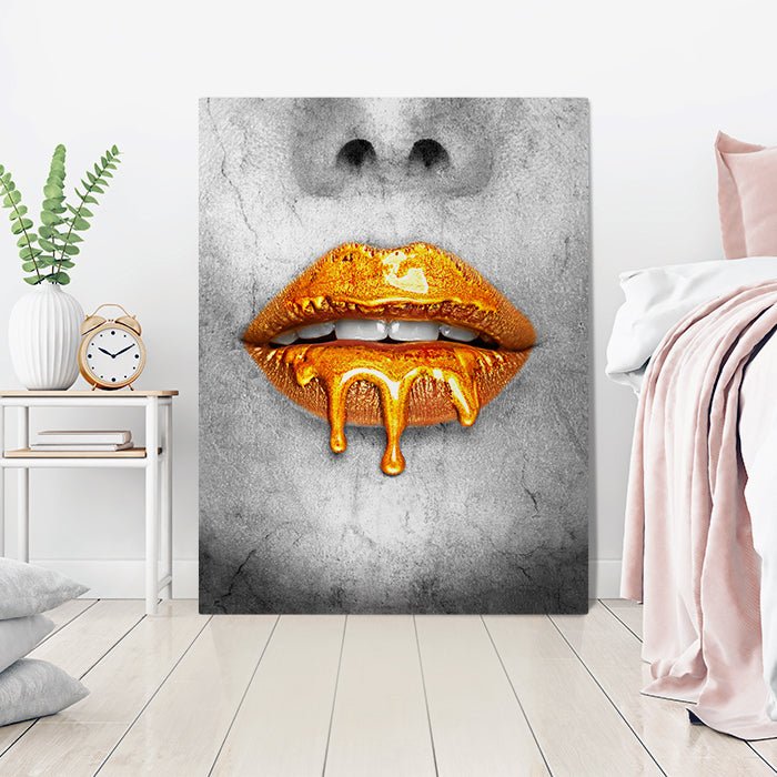 Leinwandbild Frauenlippen, Hochformat M0257 kaufen - Bild 2 Leinwandbild Frauenlippen, Hochformat M0257 kaufen - Bild 2