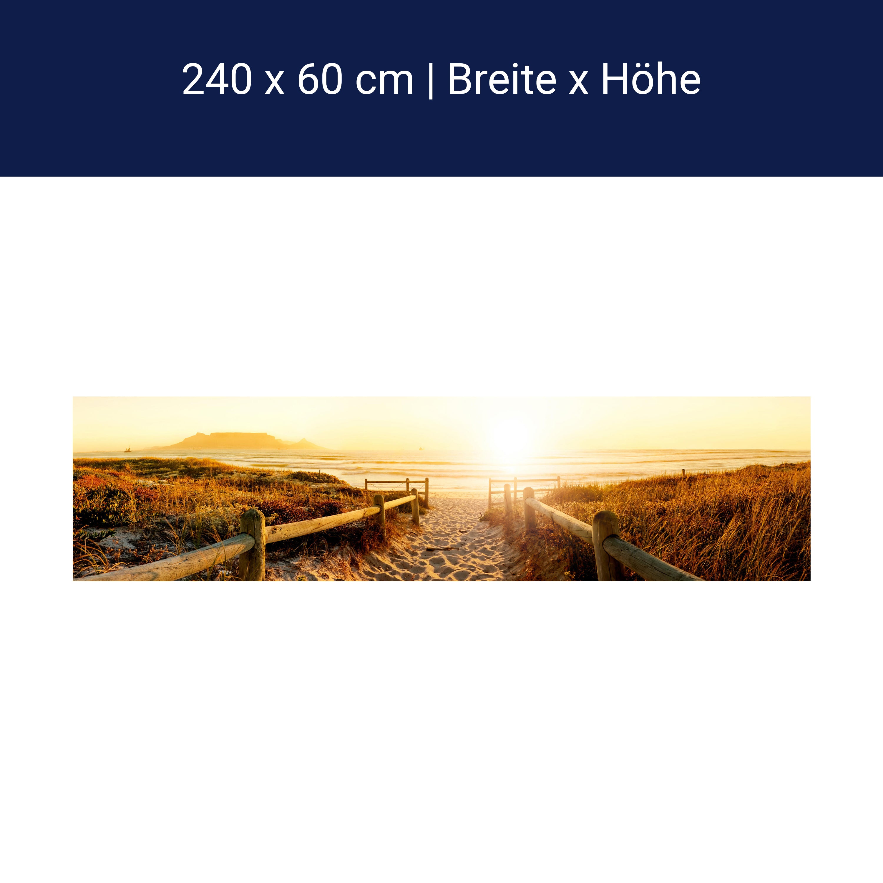 Küchenrückwand Sonnenuntergang Ozean Natur M0262 Küchenrückwand Sonnenuntergang Ozean Natur M0262