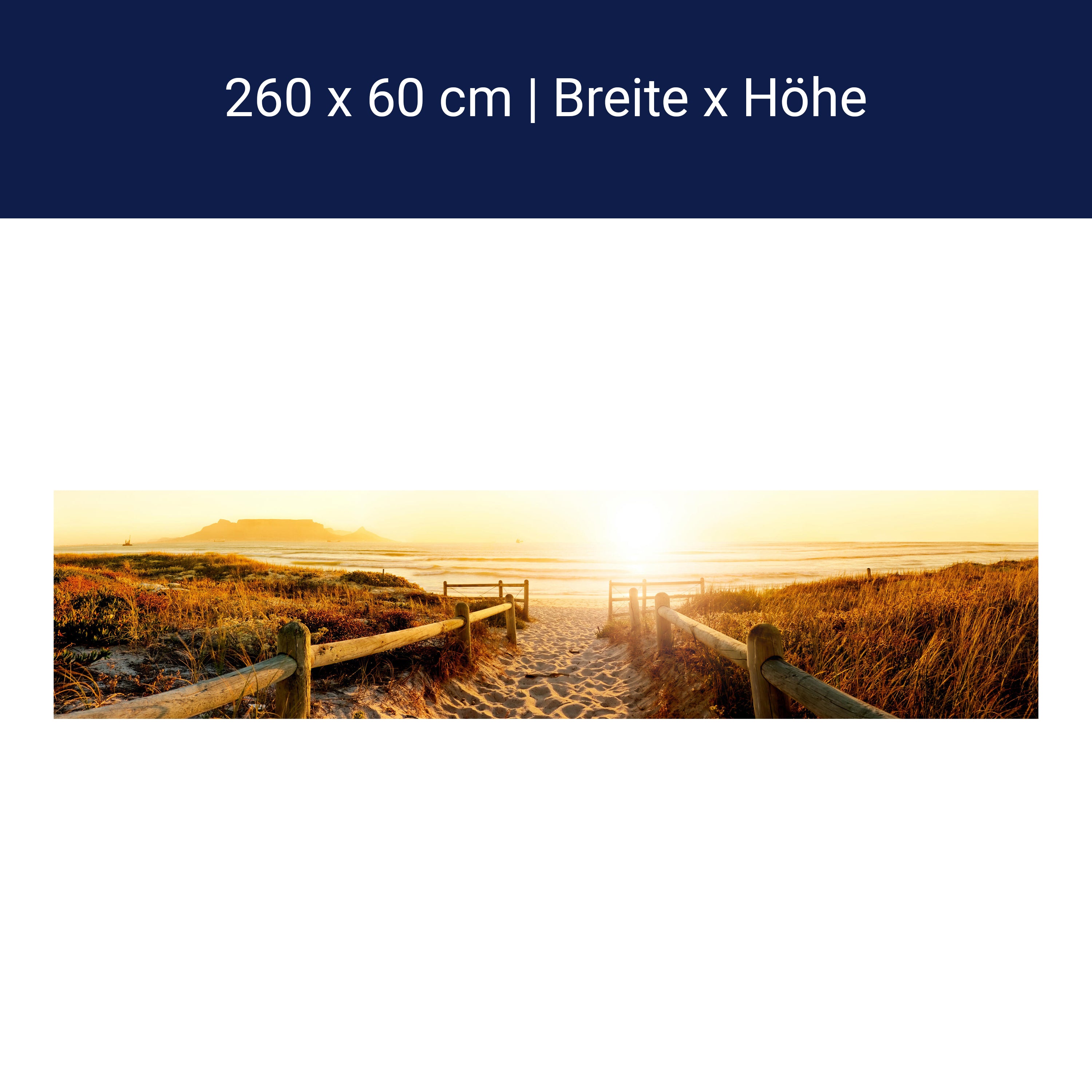 Küchenrückwand Sonnenuntergang Ozean Natur M0262 Küchenrückwand Sonnenuntergang Ozean Natur M0262