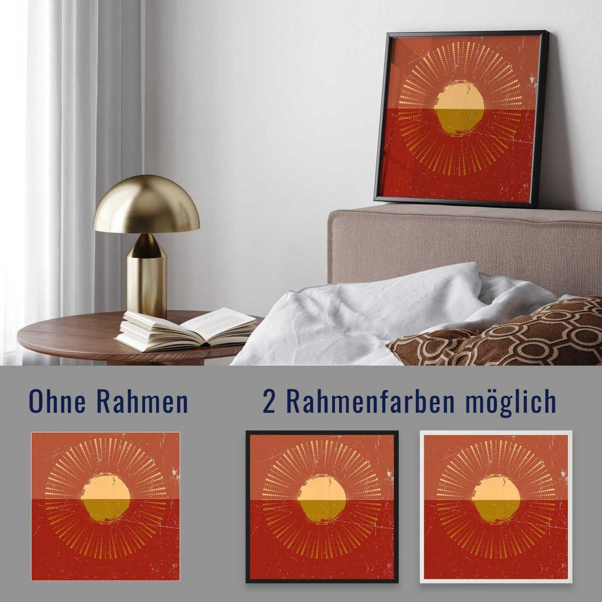 wandmotiv24 Poster, Poster - Sonne, Minimalismus - M0265 - Bild 4 wandmotiv24 Poster, Poster - Sonne, Minimalismus - M0265 - Bild 4