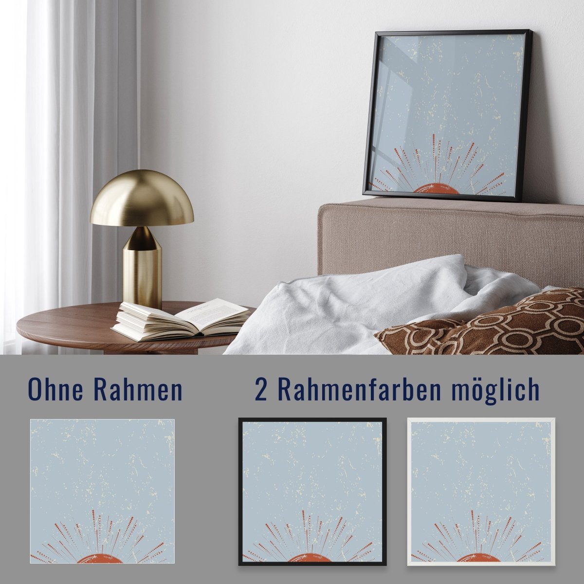 wandmotiv24 Poster, Poster - Sonne, Minimalismus - M0266 - Bild 4 wandmotiv24 Poster, Poster - Sonne, Minimalismus - M0266 - Bild 4