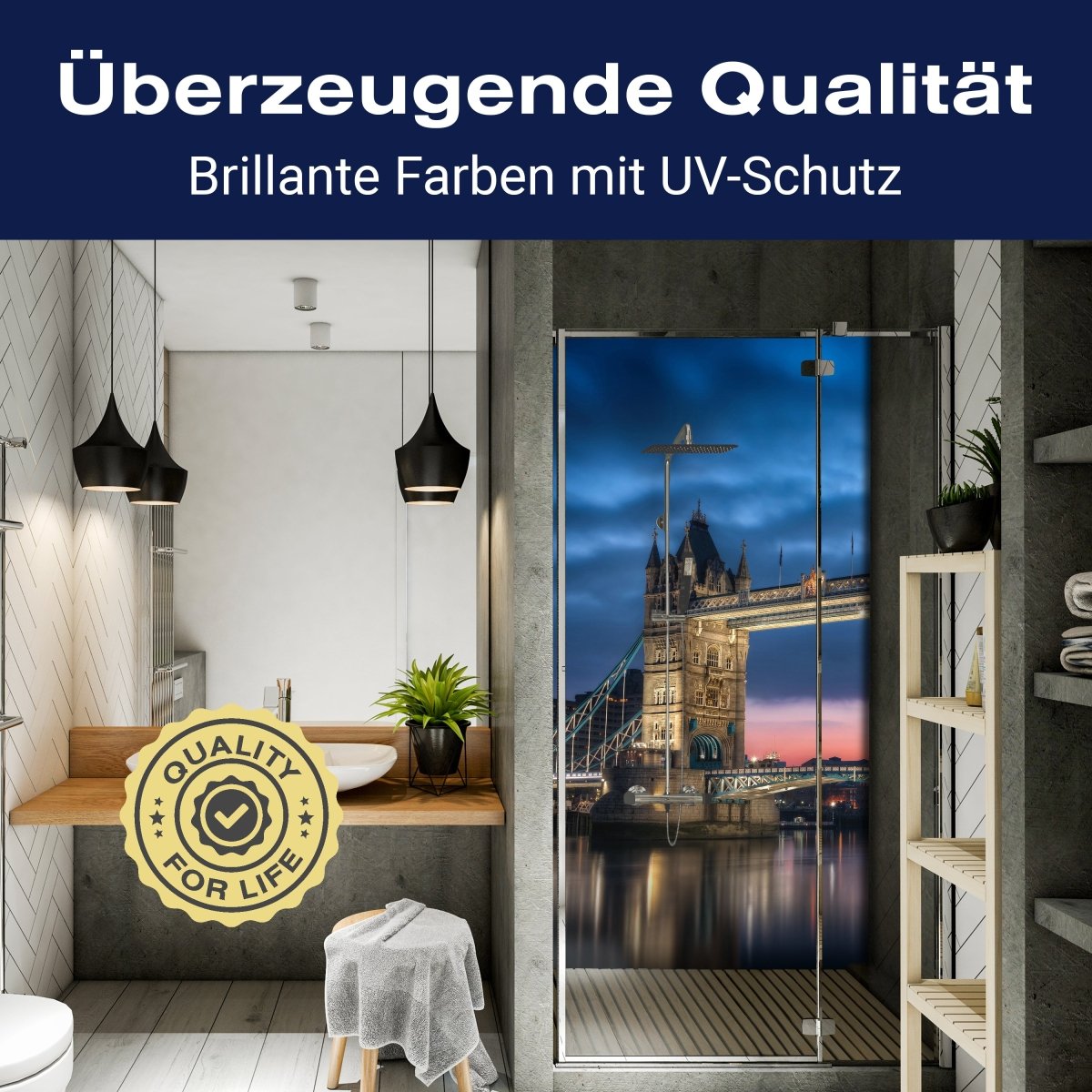 Duschwand Towerbridge London M0267 entdecken - Bild 2 Duschwand Towerbridge London M0267 entdecken - Bild 2