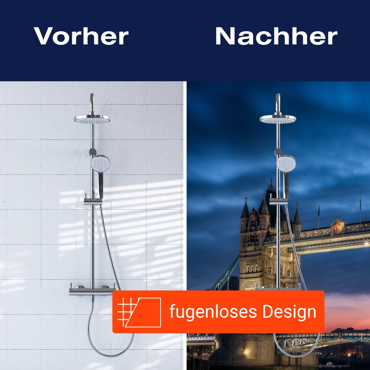 Duschwand Towerbridge London M0267 entdecken - Bild 9 Duschwand Towerbridge London M0267 entdecken - Bild 9