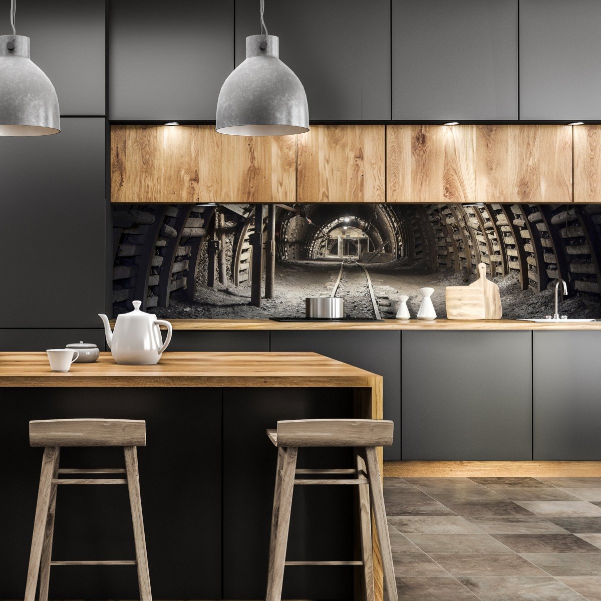 Küchenrückwand Kohlebergwerk M0277 entdecken - Bild 1 Küchenrückwand Kohlebergwerk M0277 entdecken - Bild 1