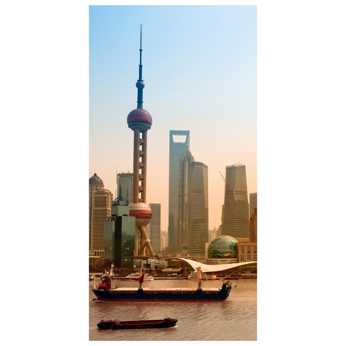 Türtapete Shanghai Bund China M0278 - Bild 2