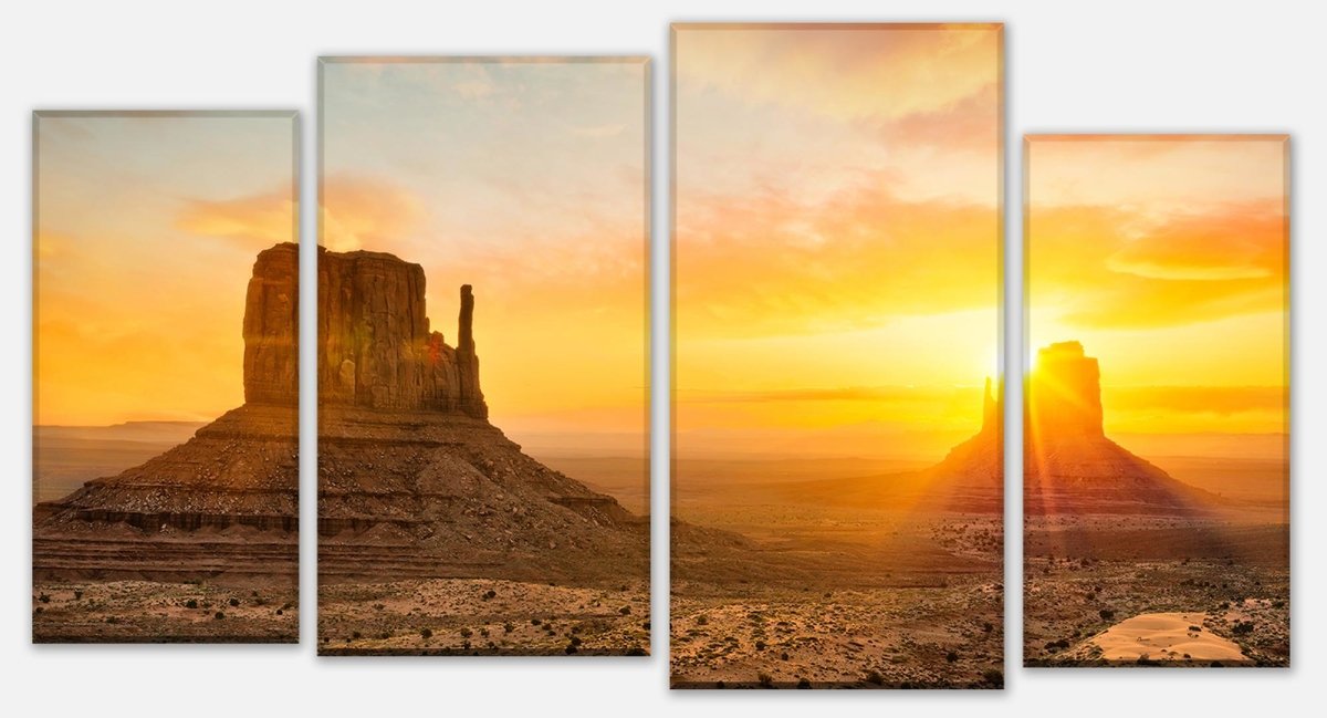 Leinwandbild Mehrteiler Monument Valley M0287 Leinwandbild Mehrteiler Monument Valley M0287