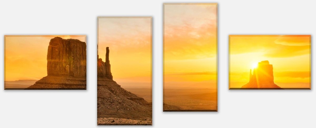 Leinwandbild Mehrteiler Monument Valley M0287