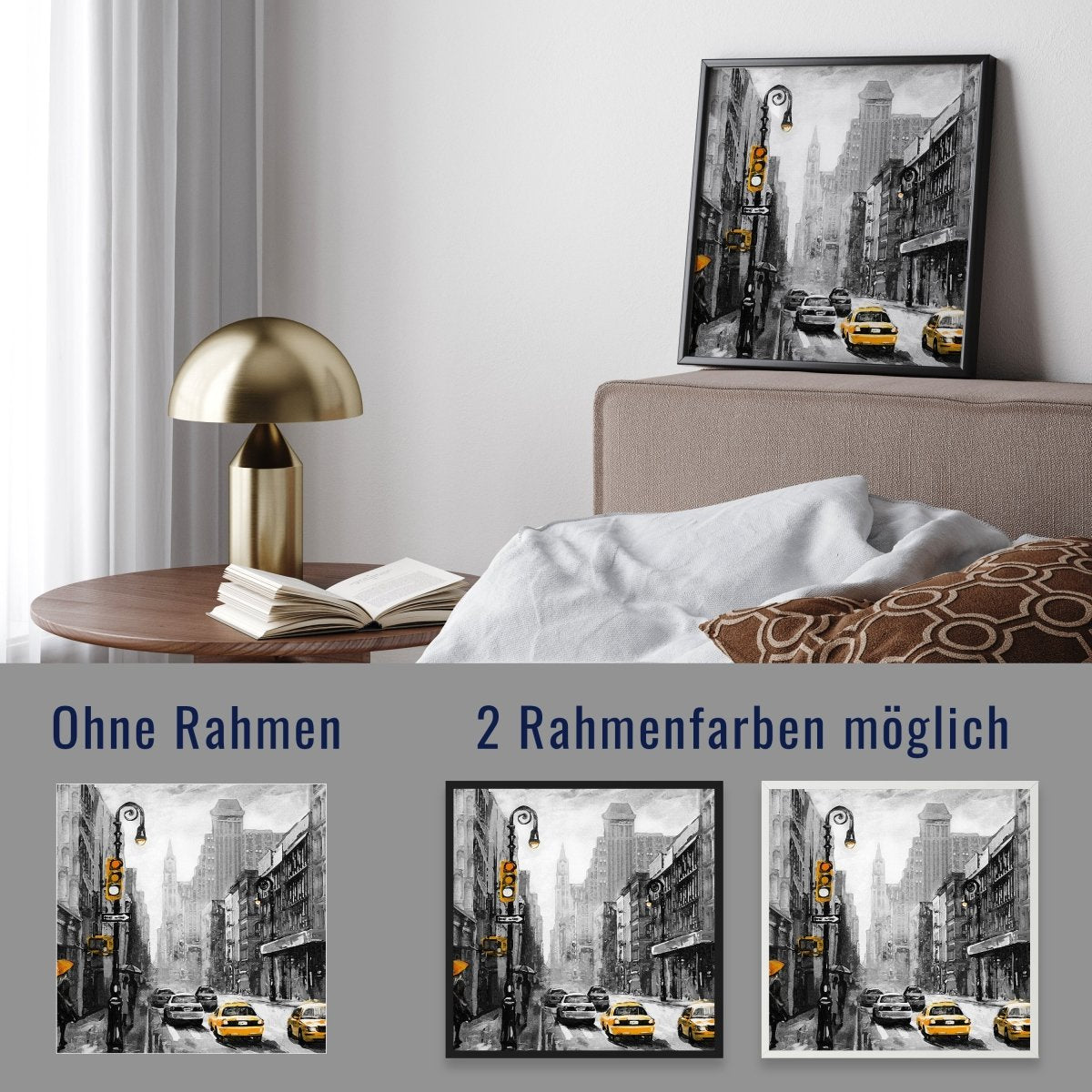 wandmotiv24 Poster, Poster - New York, Gemälde, Straße - M0288 - Bild 4 wandmotiv24 Poster, Poster - New York, Gemälde, Straße - M0288 - Bild 4