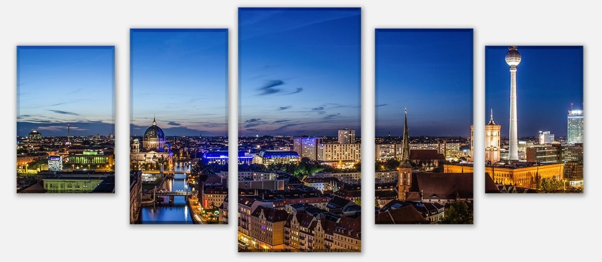 Leinwandbild Mehrteiler Berlin bei Nacht M0290 entdecken - Bild 1 Leinwandbild Mehrteiler Berlin bei Nacht M0290 entdecken - Bild 1