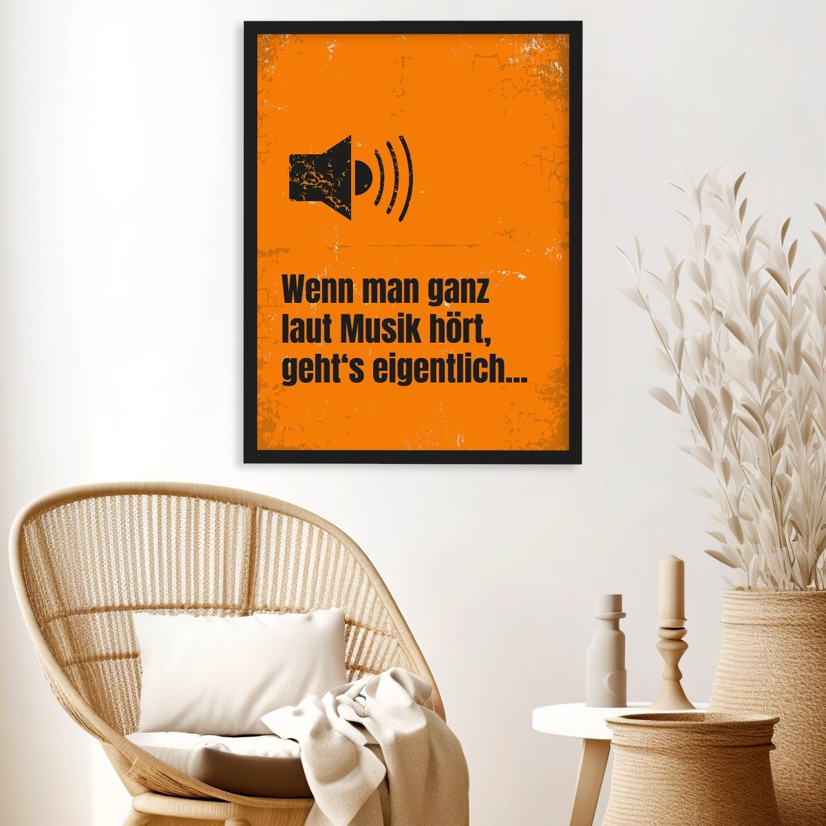 wandmotiv24 Poster, Poster - Musik, Megafon, Spruch - M0291 - Bild 3 wandmotiv24 Poster, Poster - Musik, Megafon, Spruch - M0291 - Bild 3