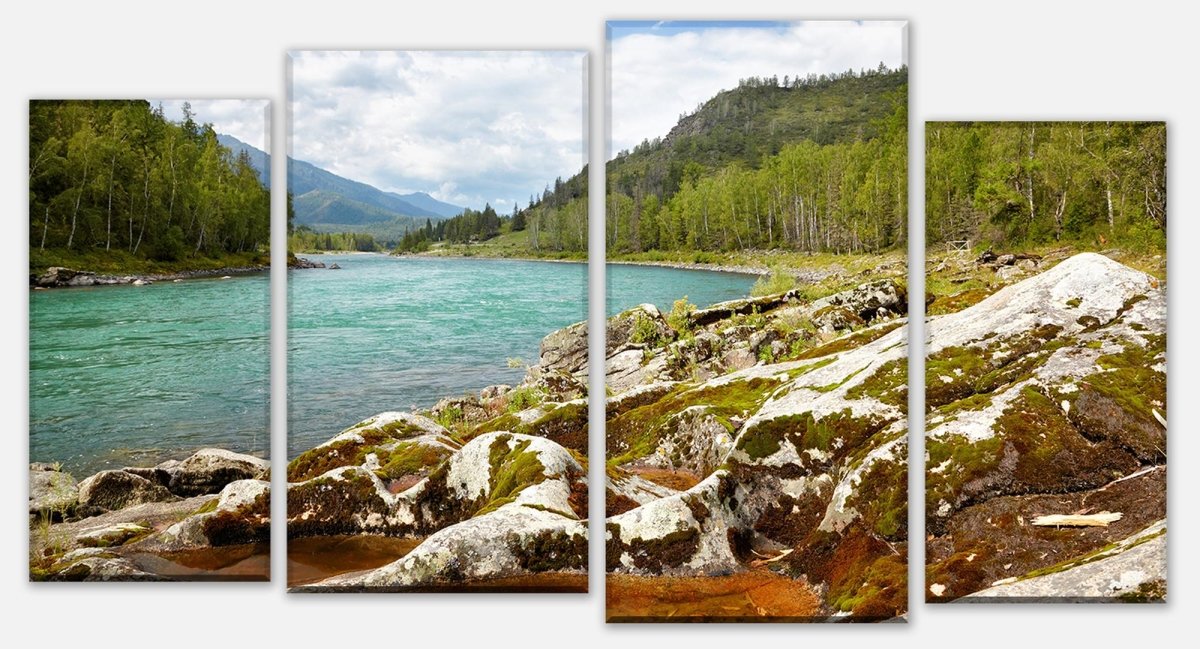 Leinwandbild Mehrteiler Altai Katun M0293 Leinwandbild Mehrteiler Altai Katun M0293