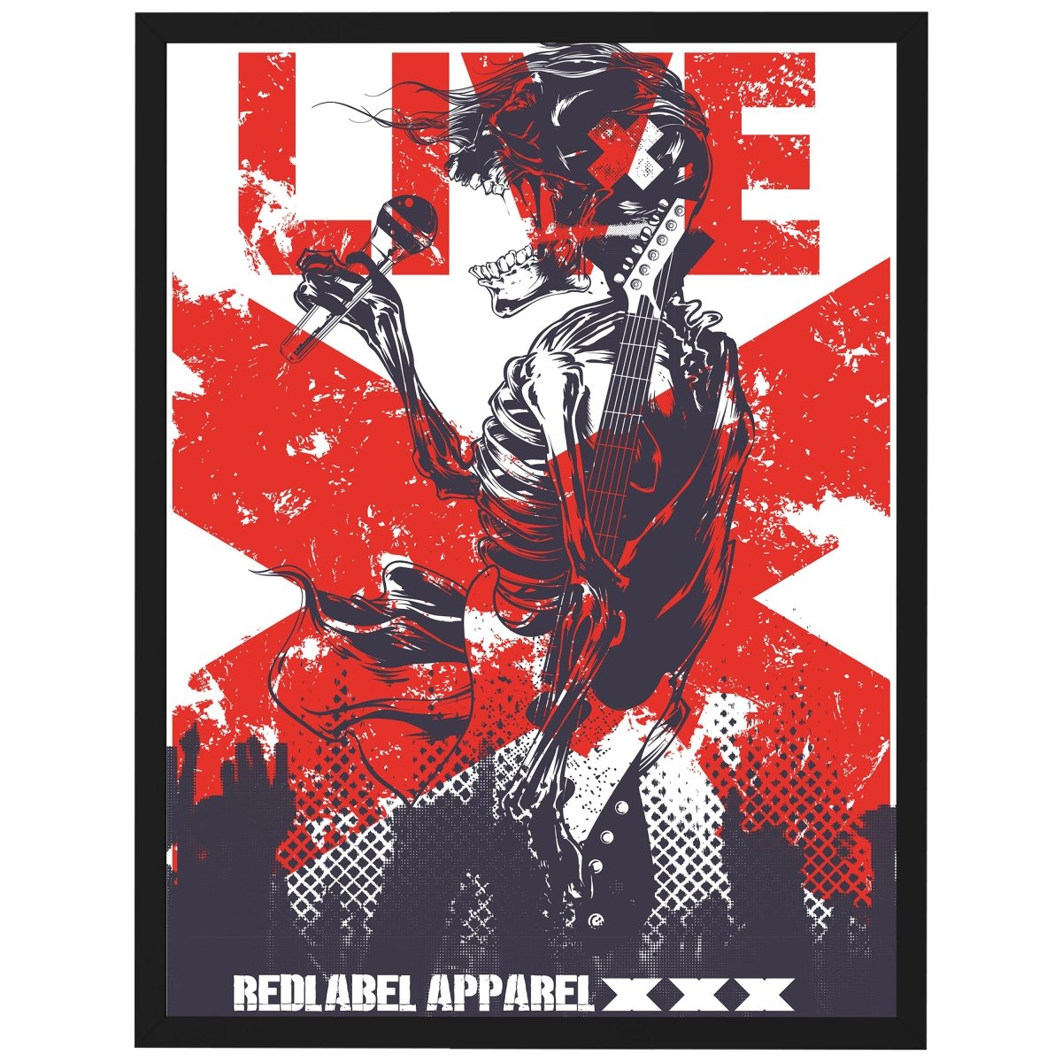 wandmotiv24 Poster, Poster - Skelett, grunge, Rock - M0294 - Bild 1 wandmotiv24 Poster, Poster - Skelett, grunge, Rock - M0294 - Bild 1