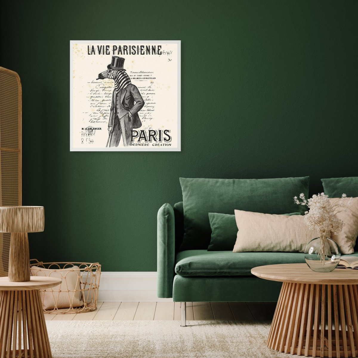 wandmotiv24 Poster, Poster - Vintage, Zebra, Paris - M0295 - Bild 5 wandmotiv24 Poster, Poster - Vintage, Zebra, Paris - M0295 - Bild 5