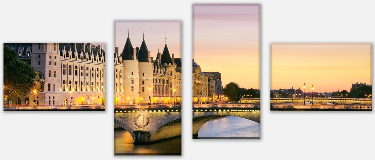 Leinwandbild Mehrteiler Conciergerie Paris M0297 Leinwandbild Mehrteiler Conciergerie Paris M0297