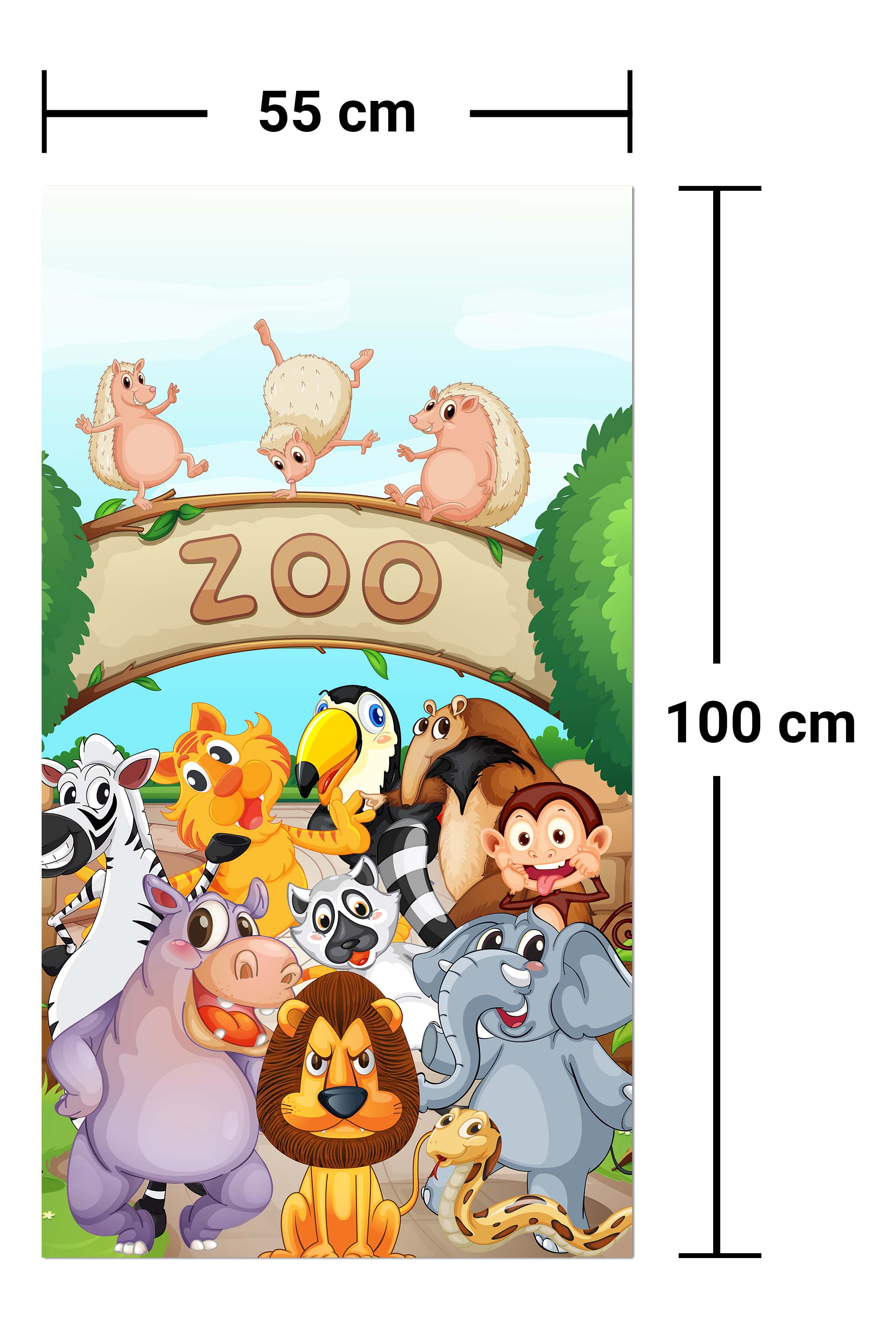 Garderobe Zootiere Kinder M0302 entdecken - Bild 7 Garderobe Zootiere Kinder M0302 entdecken - Bild 7
