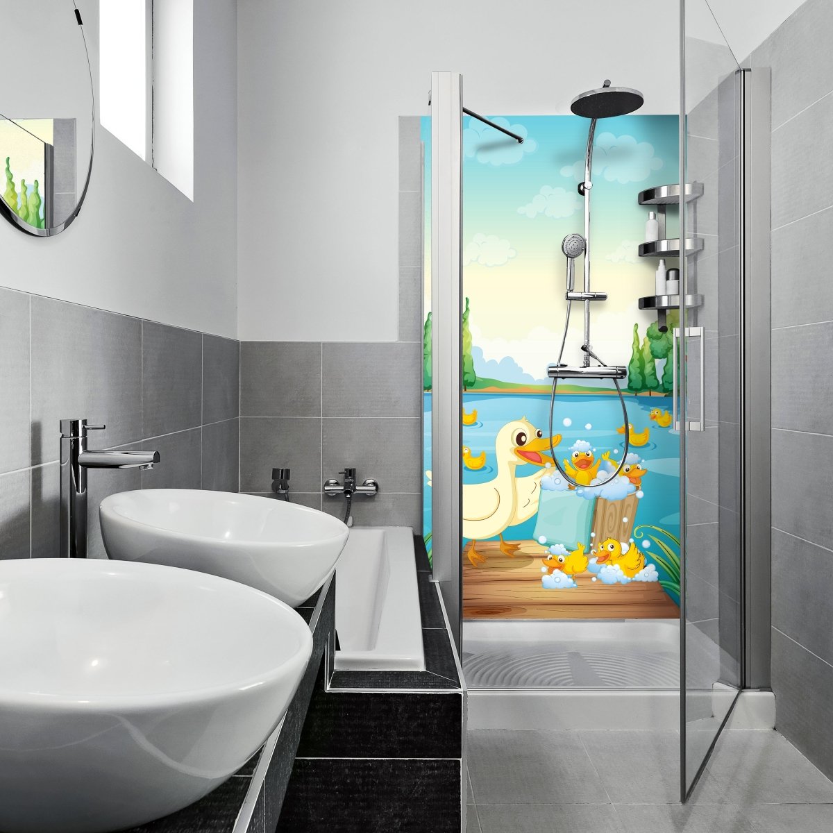 Duschwand Waschtag Kinder M0304 entdecken - Bild 1 Duschwand Waschtag Kinder M0304 entdecken - Bild 1