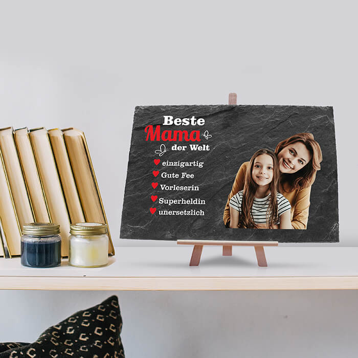 Schiefertafel mit Staffelei Beste Mama M0305 - Bild 6 Schiefertafel mit Staffelei Beste Mama M0305 - Bild 6