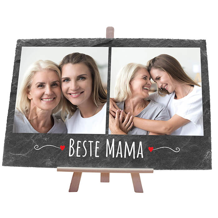 Schiefertafel mit Staffelei Beste Mama M0306 - Bild 1