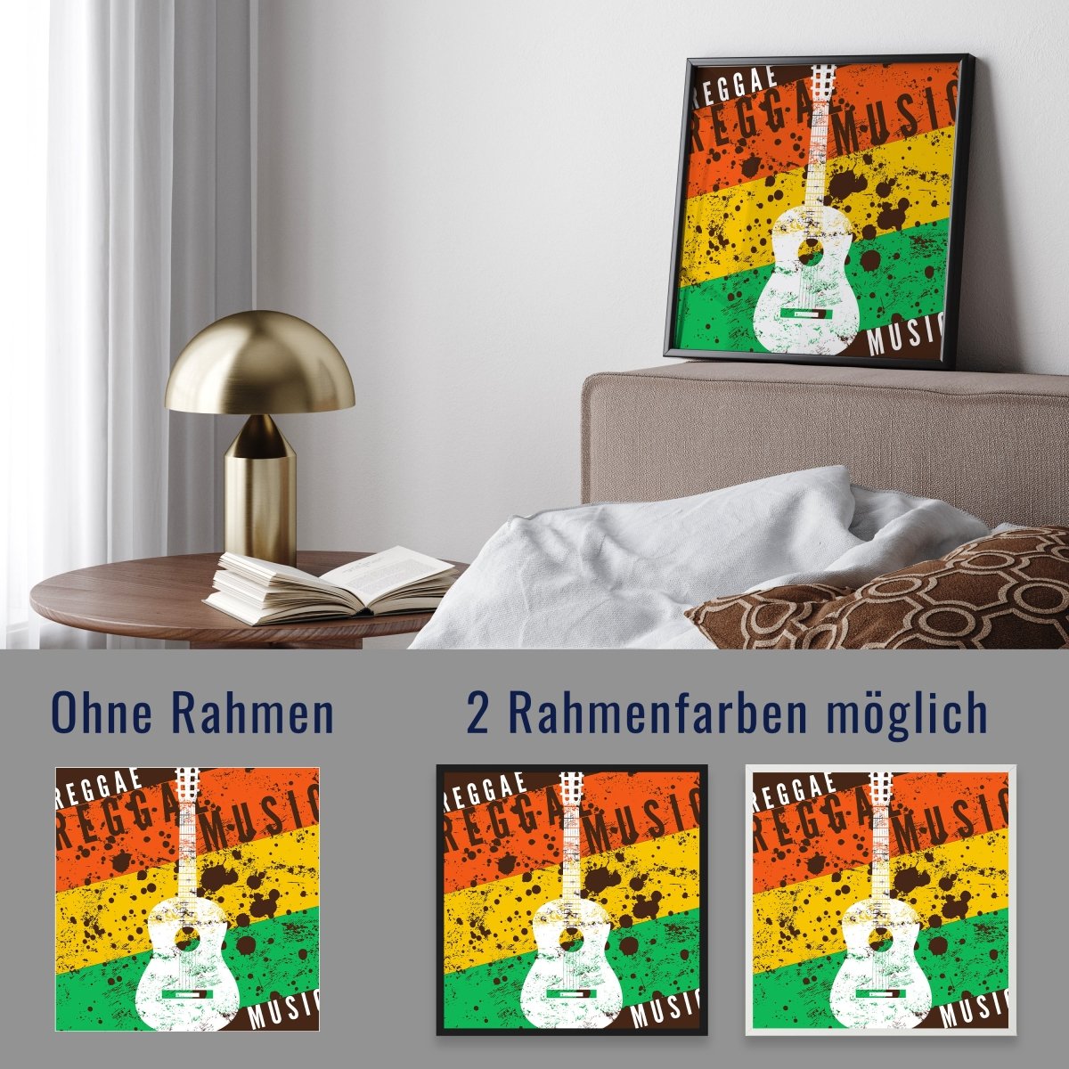 wandmotiv24 Poster, Poster - Musik, Gitarre, Reggae - M0306 - Bild 4 wandmotiv24 Poster, Poster - Musik, Gitarre, Reggae - M0306 - Bild 4