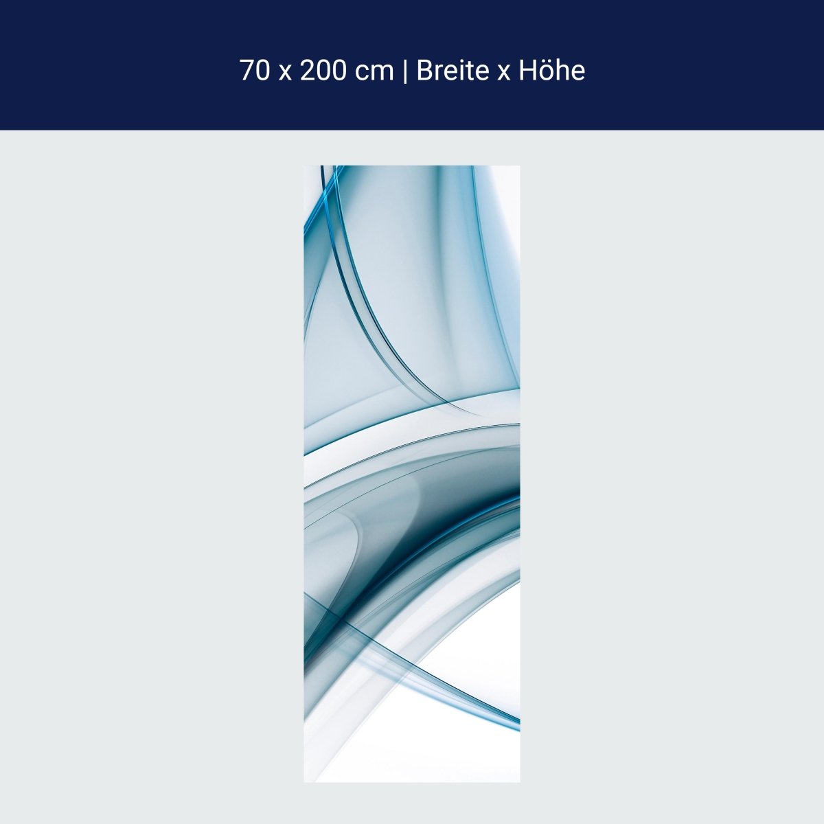 Duschwand Blaue Glaswelle M0307 Duschwand Blaue Glaswelle M0307