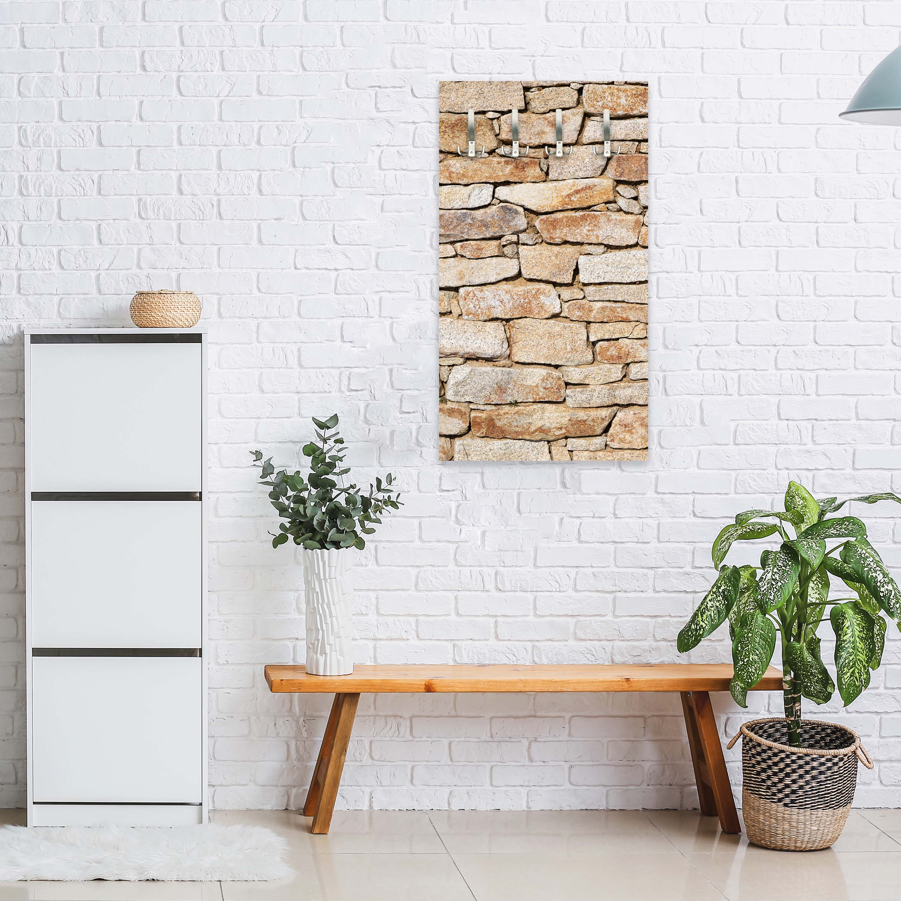 Garderobe Natursteinmauer Hell M0310 entdecken - Bild 3 Garderobe Natursteinmauer Hell M0310 entdecken - Bild 3