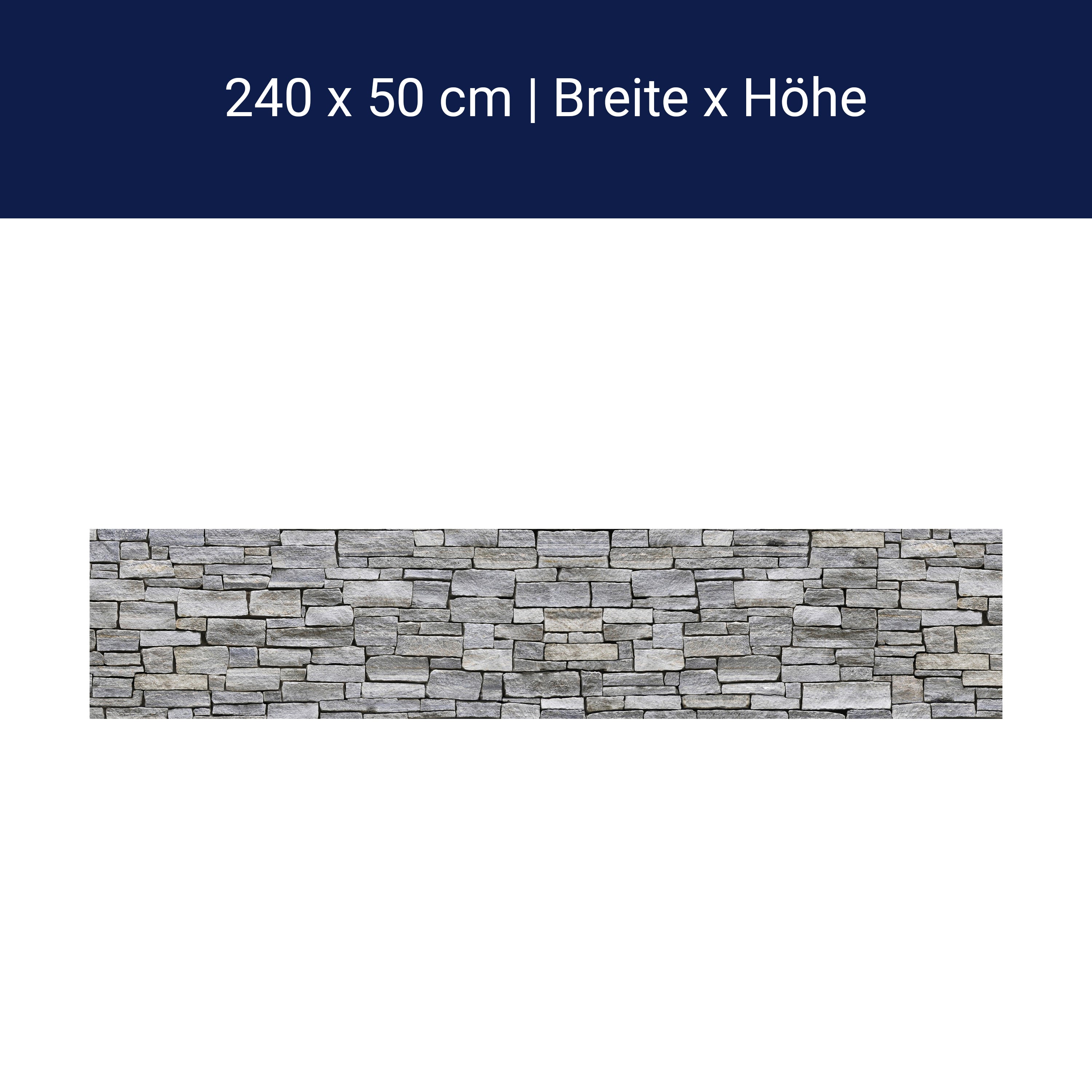 Küchenrückwand Grober Stein Grau M0311 Küchenrückwand Grober Stein Grau M0311