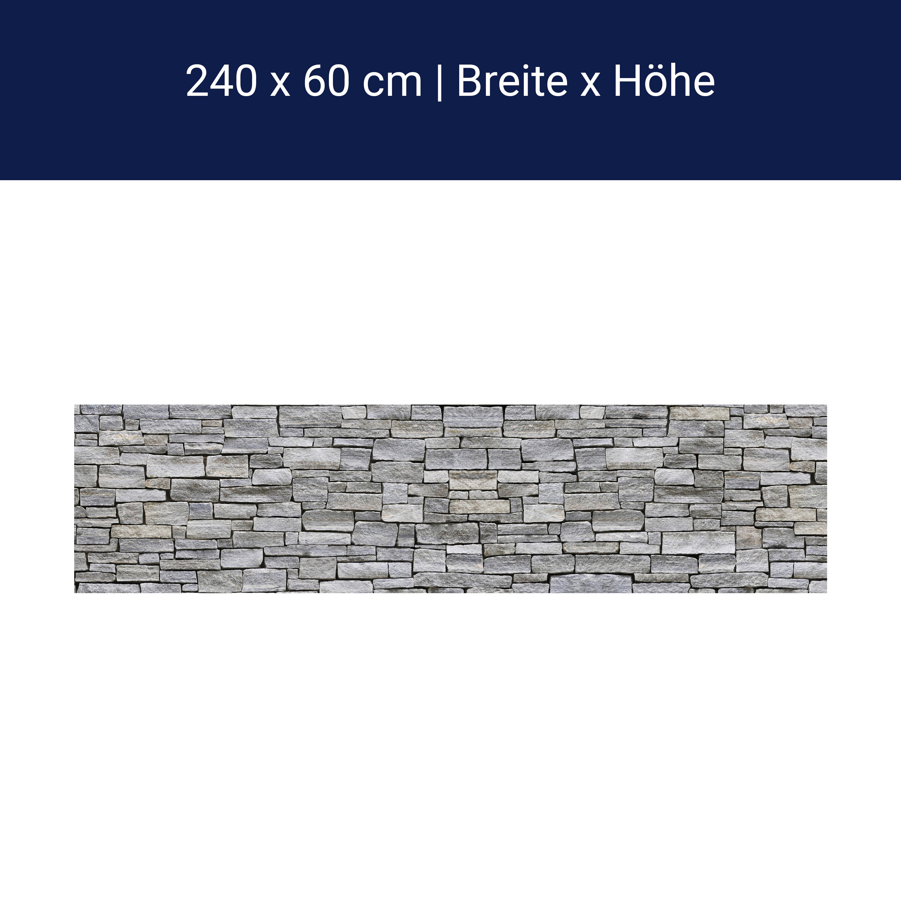 Küchenrückwand Grober Stein Grau M0311 Küchenrückwand Grober Stein Grau M0311