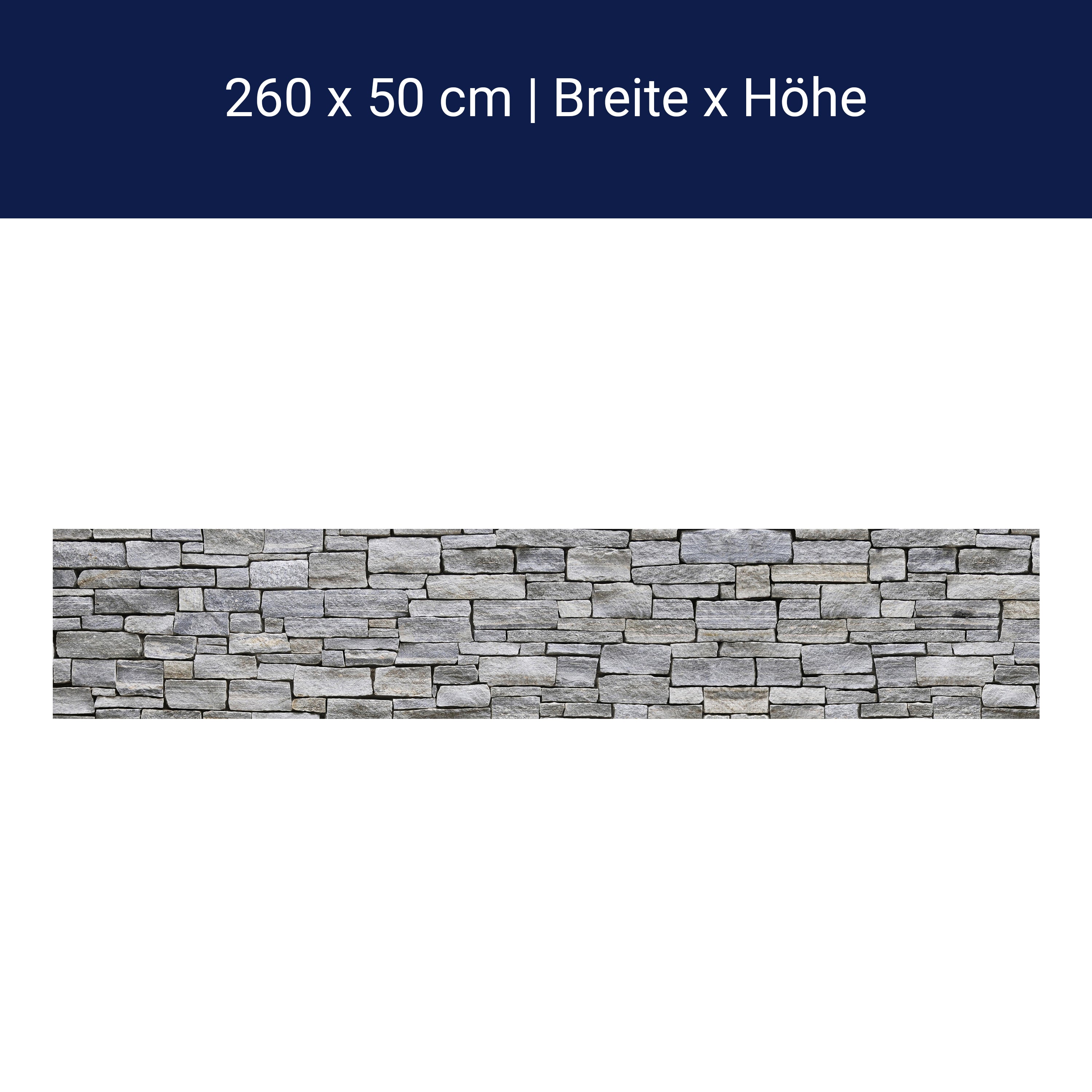 Küchenrückwand Grober Stein Grau M0311 Küchenrückwand Grober Stein Grau M0311