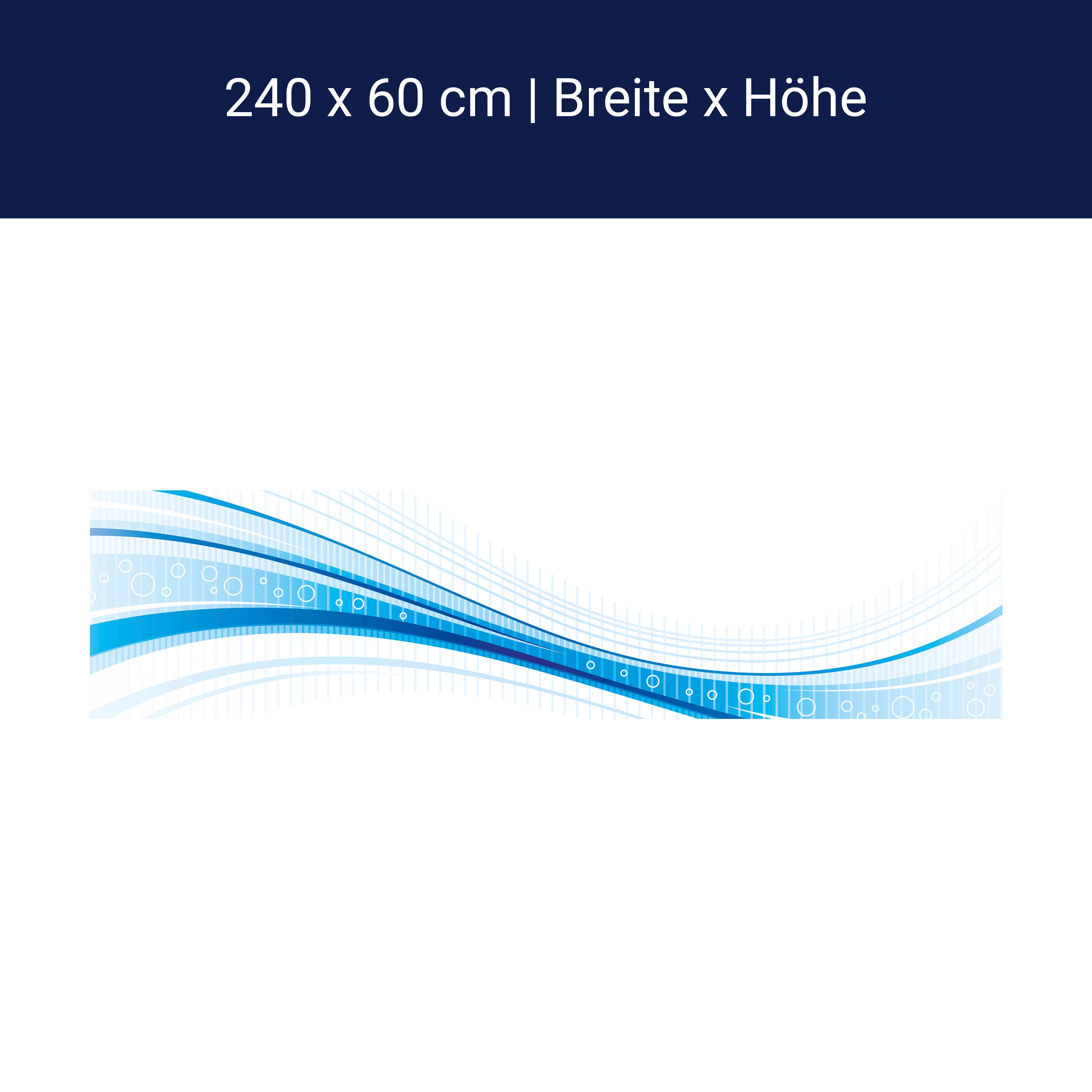 Küchenrückwand Blaue Welle M0312 Küchenrückwand Blaue Welle M0312
