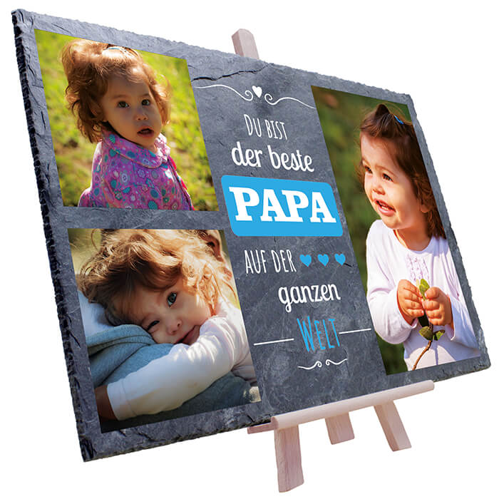 Schiefertafel Bester Papa M0313 - Bild 7 Schiefertafel Bester Papa M0313 - Bild 7