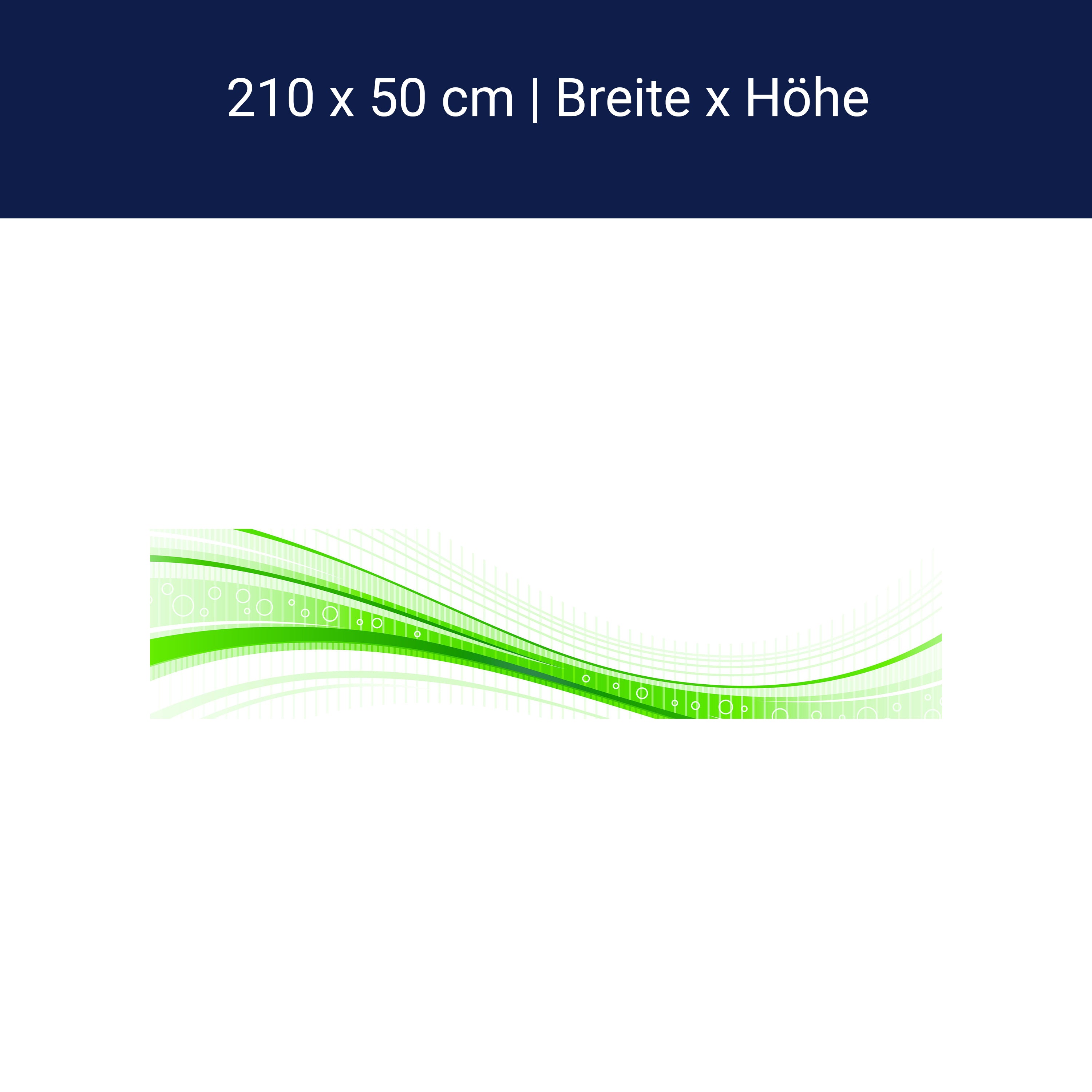 Küchenrückwand Grüne Welle M0313 Küchenrückwand Grüne Welle M0313