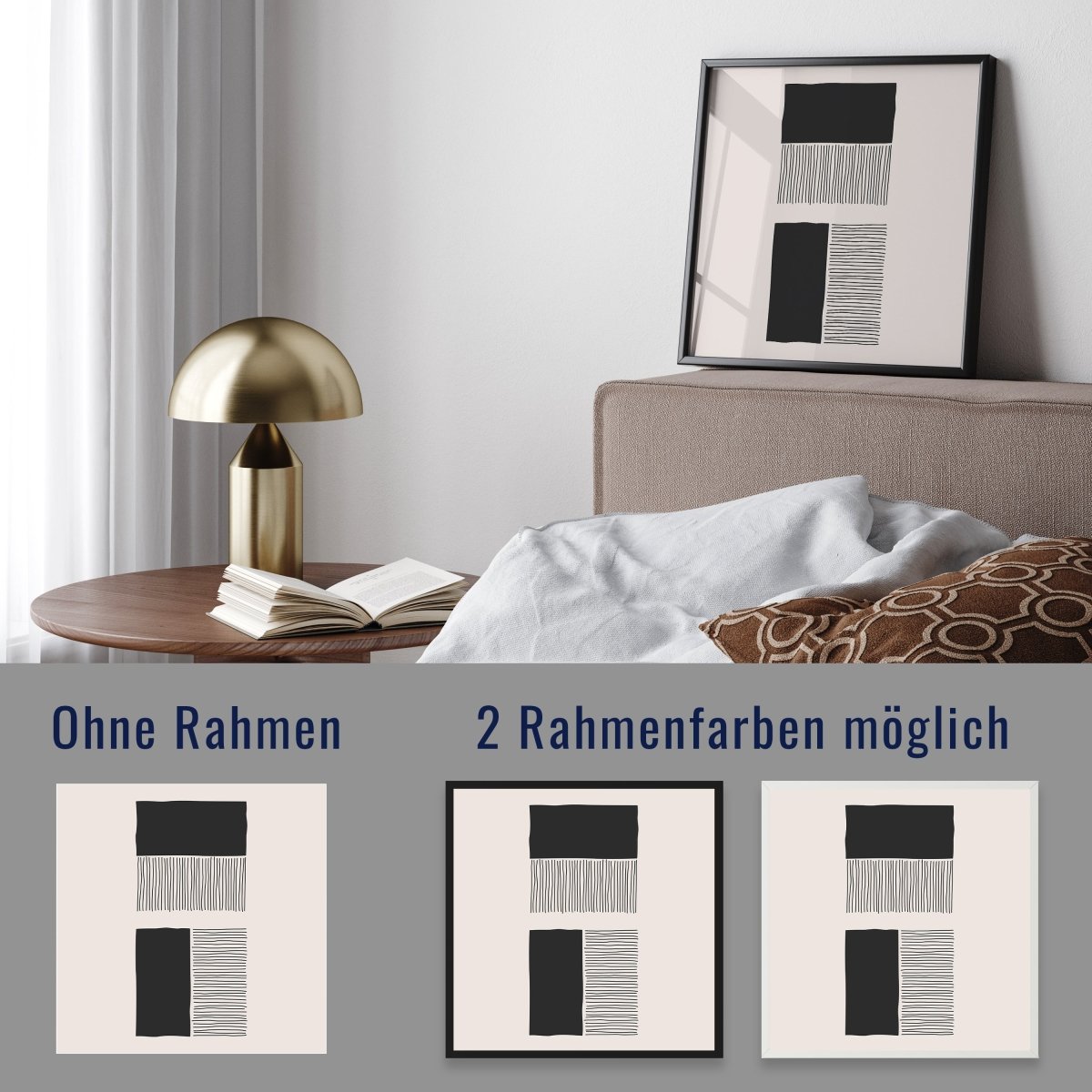 wandmotiv24 Poster, Poster - minimalistisch, schwarz, abstrakt - M0313 - Bild 4 wandmotiv24 Poster, Poster - minimalistisch, schwarz, abstrakt - M0313 - Bild 4