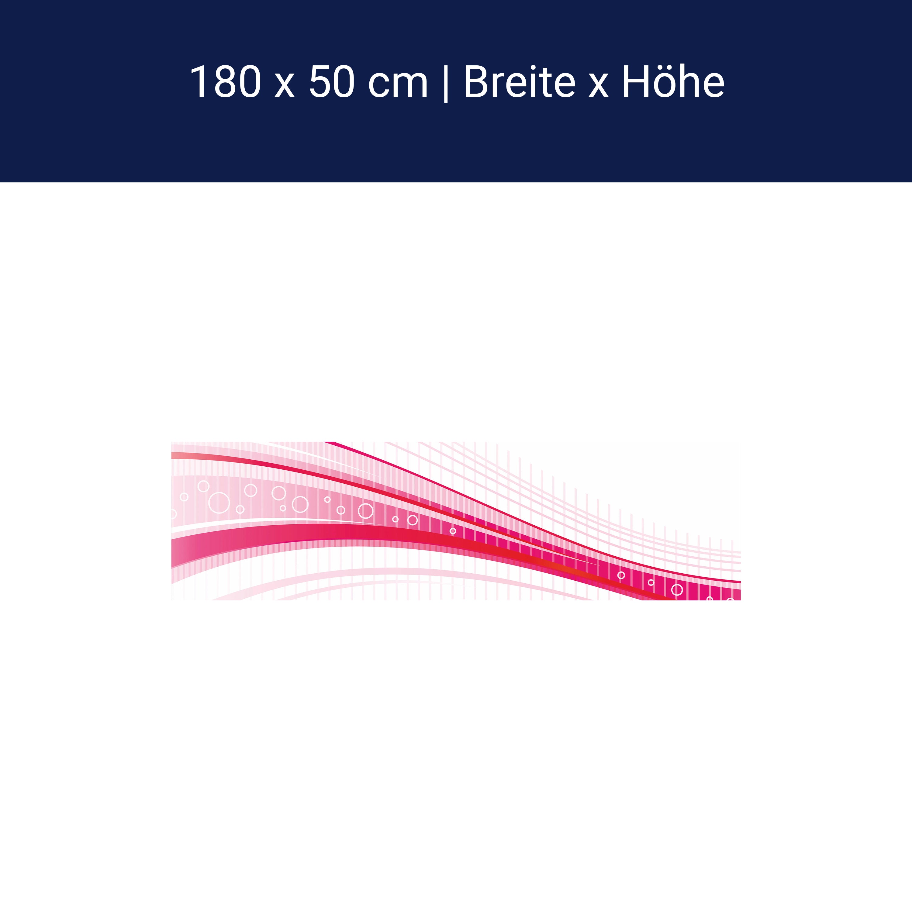 Küchenrückwand Pinke Welle M0314 Küchenrückwand Pinke Welle M0314