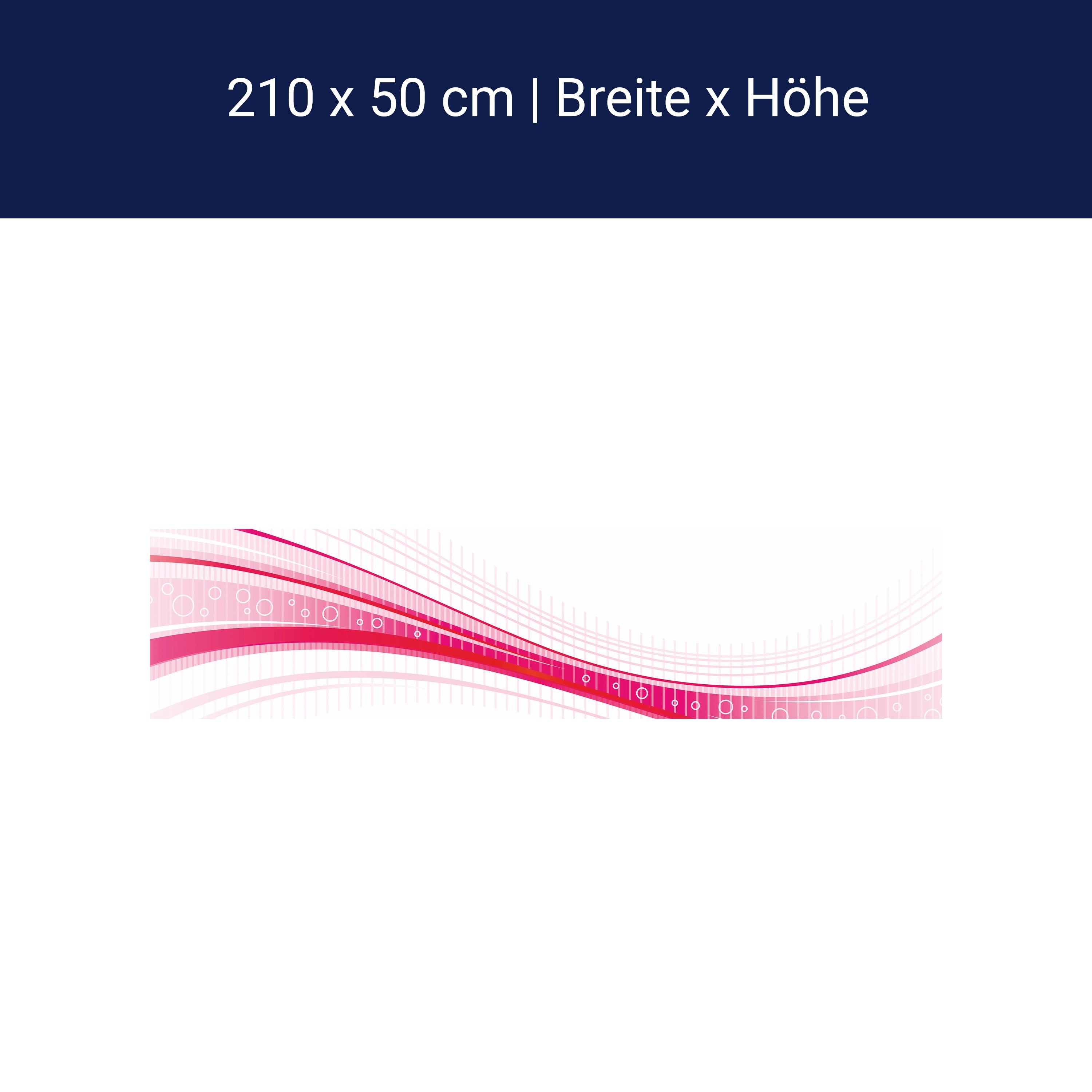 Küchenrückwand Pinke Welle M0314 Küchenrückwand Pinke Welle M0314